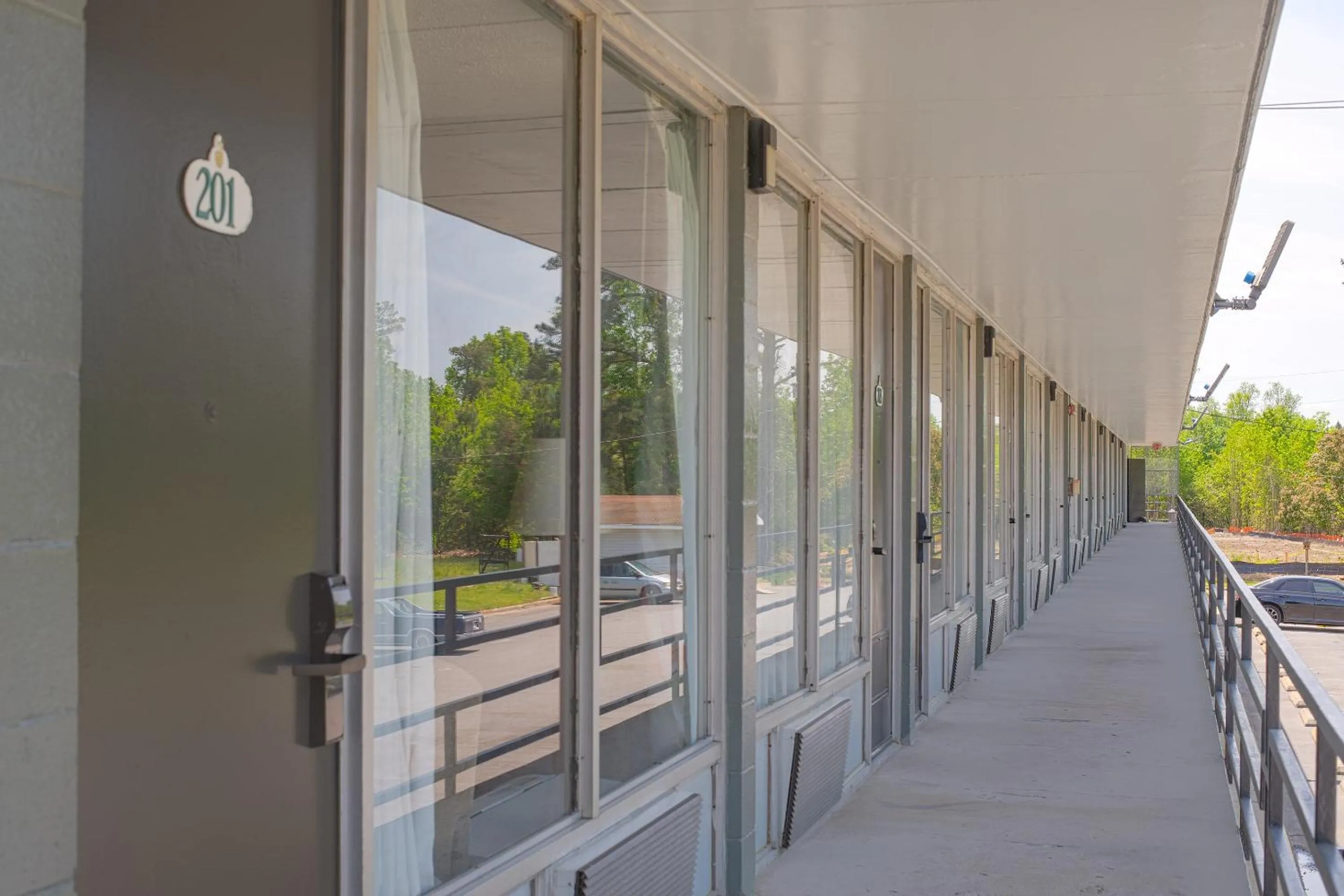 Balcony/Terrace in Masters Inn Selma Smithfield I-95 By OYO
