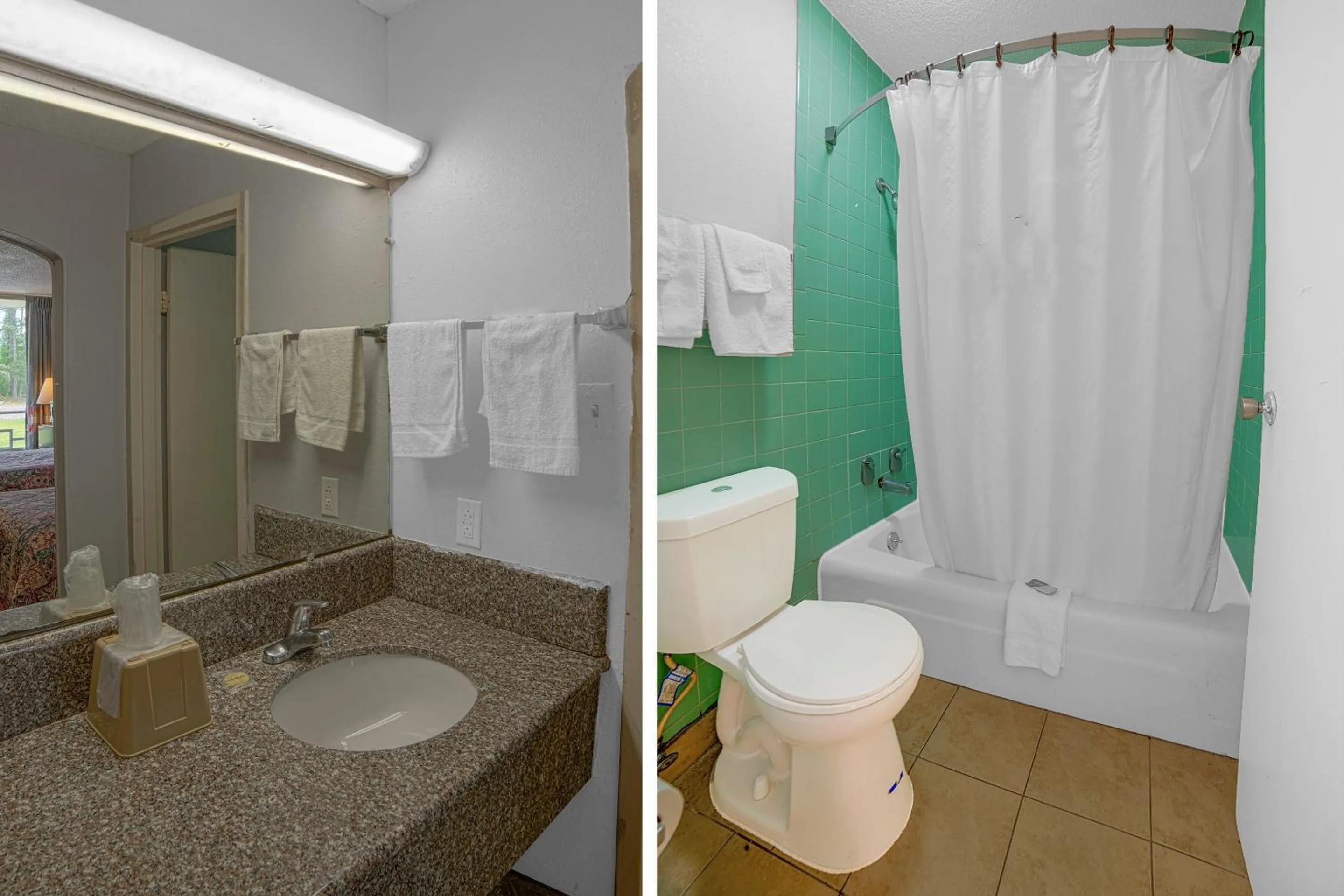 Bathroom in Masters Inn Selma Smithfield I-95 By OYO