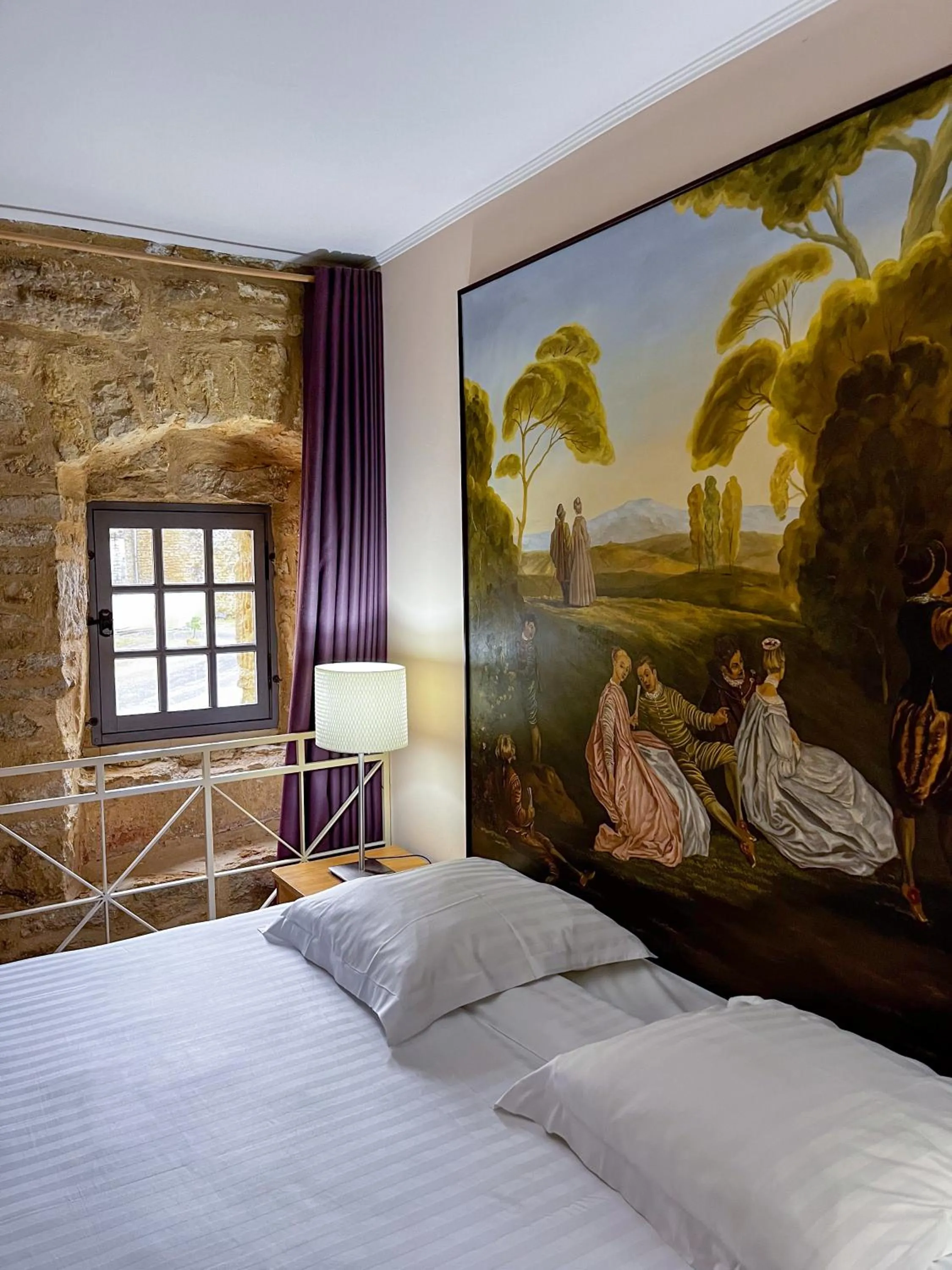Bed in Hôtel Le Château Fort de Sedan