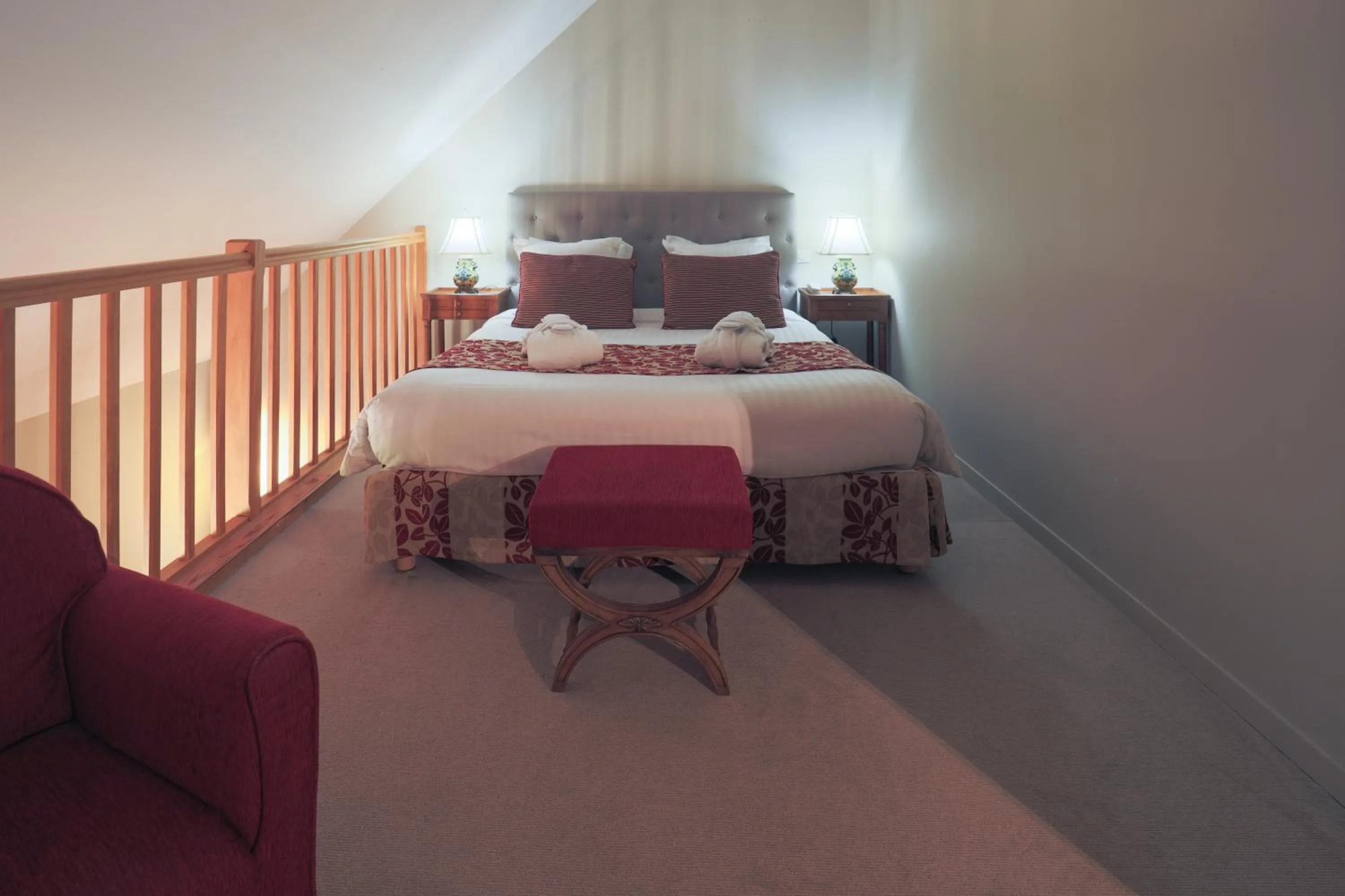 Bed in Hôtel Le Château Fort de Sedan