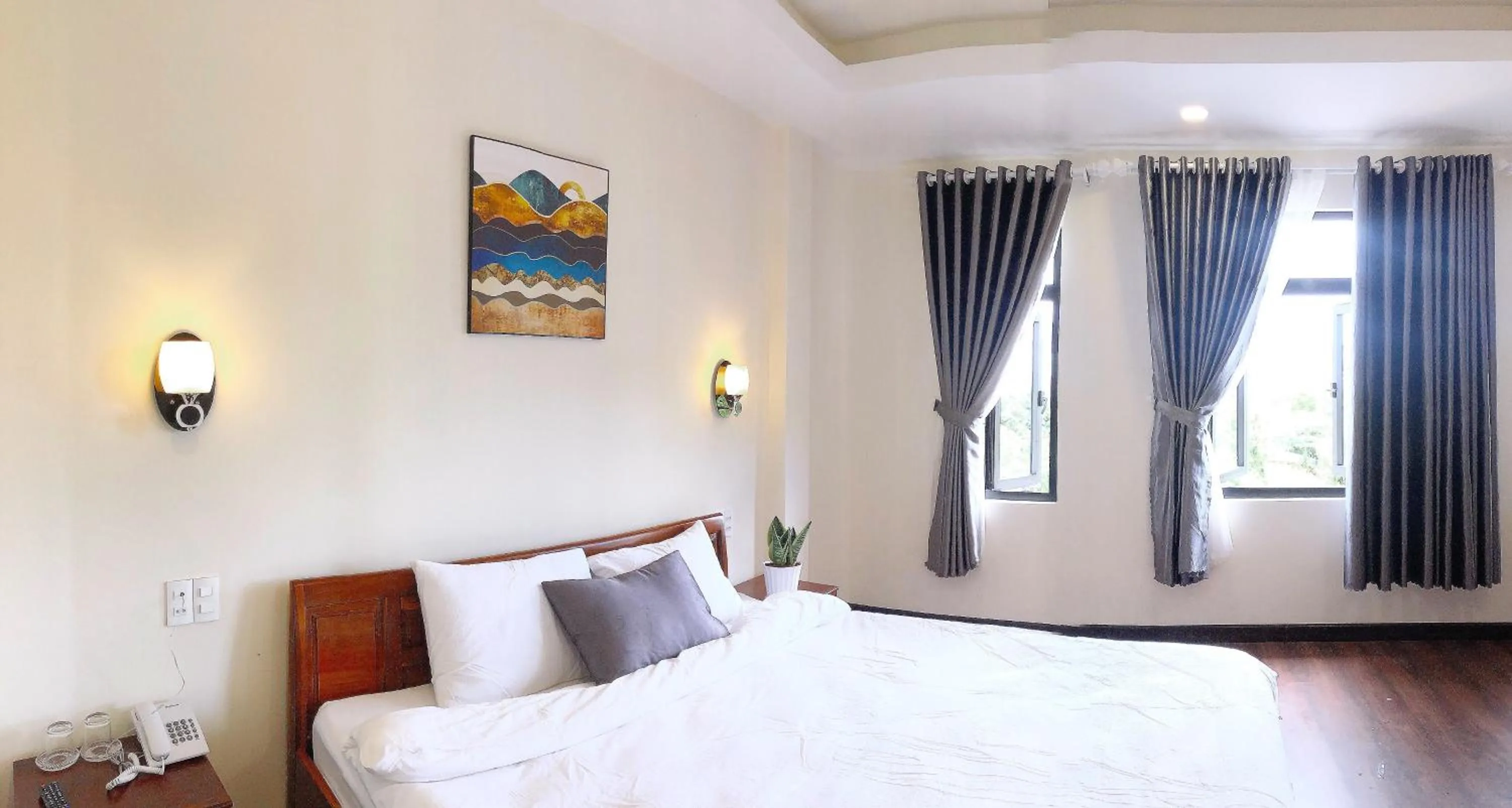 Bed in Le Grey Dalat Hotel