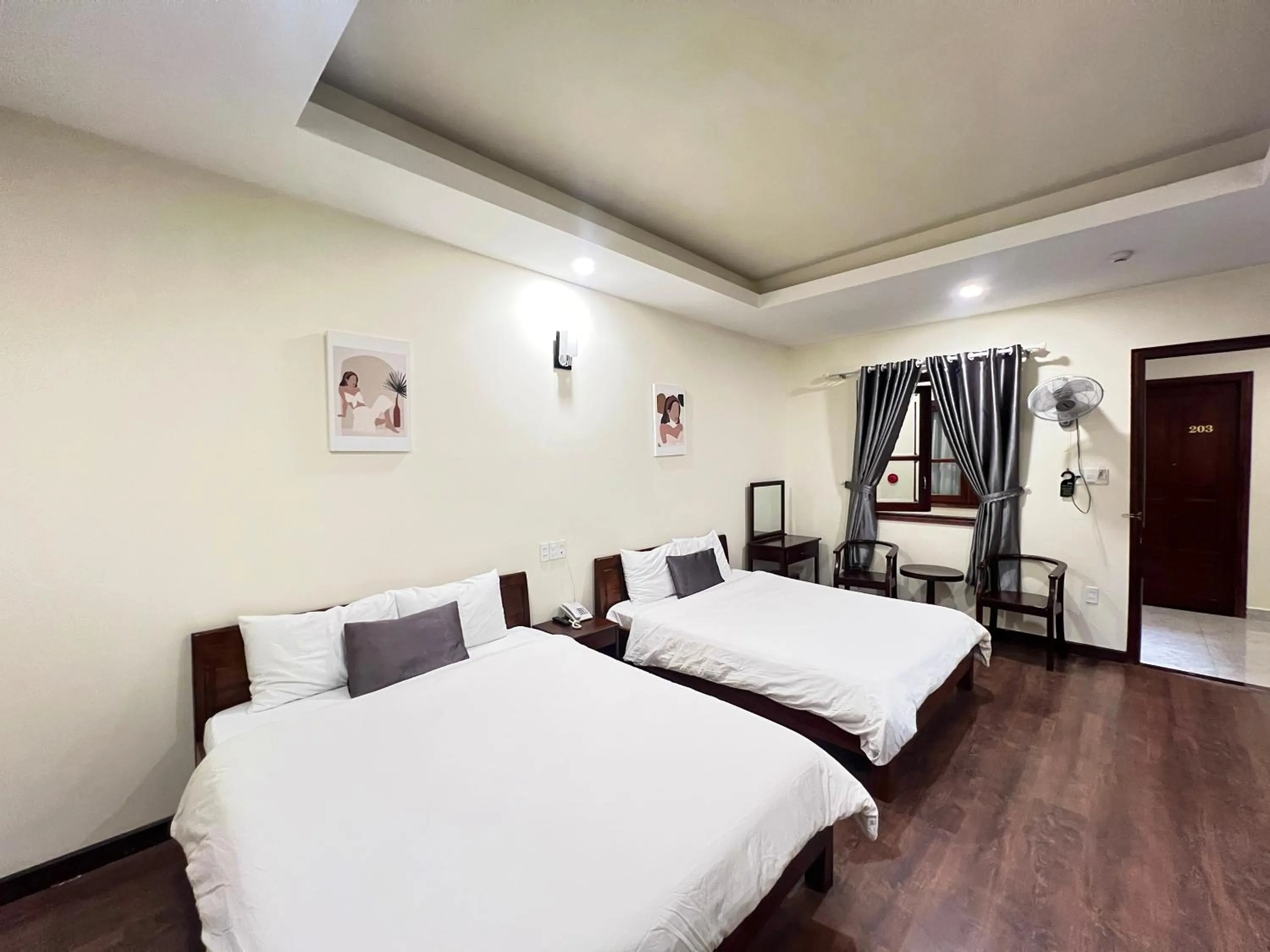 Bed in Le Grey Dalat Hotel