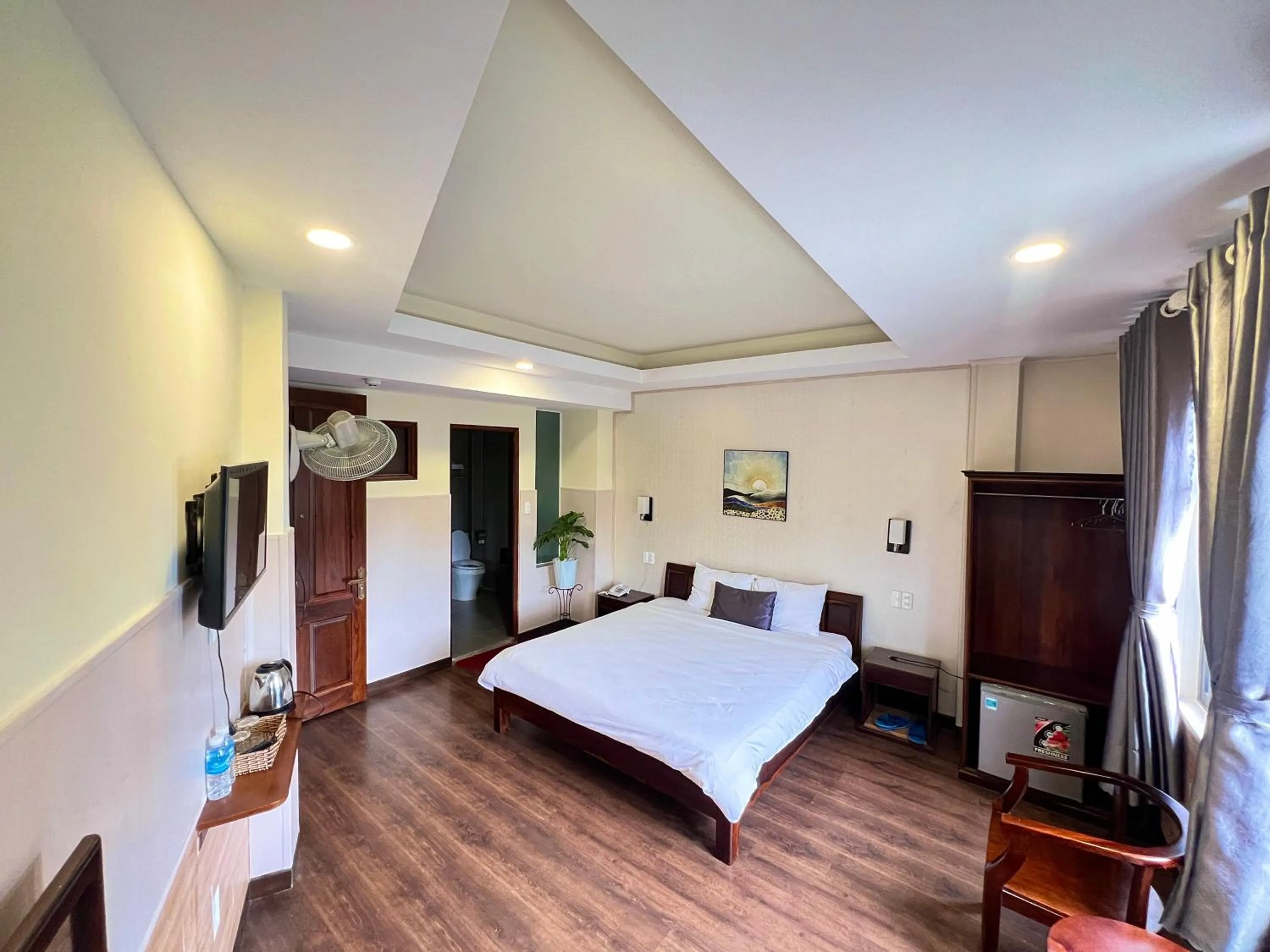 Bed in Le Grey Dalat Hotel