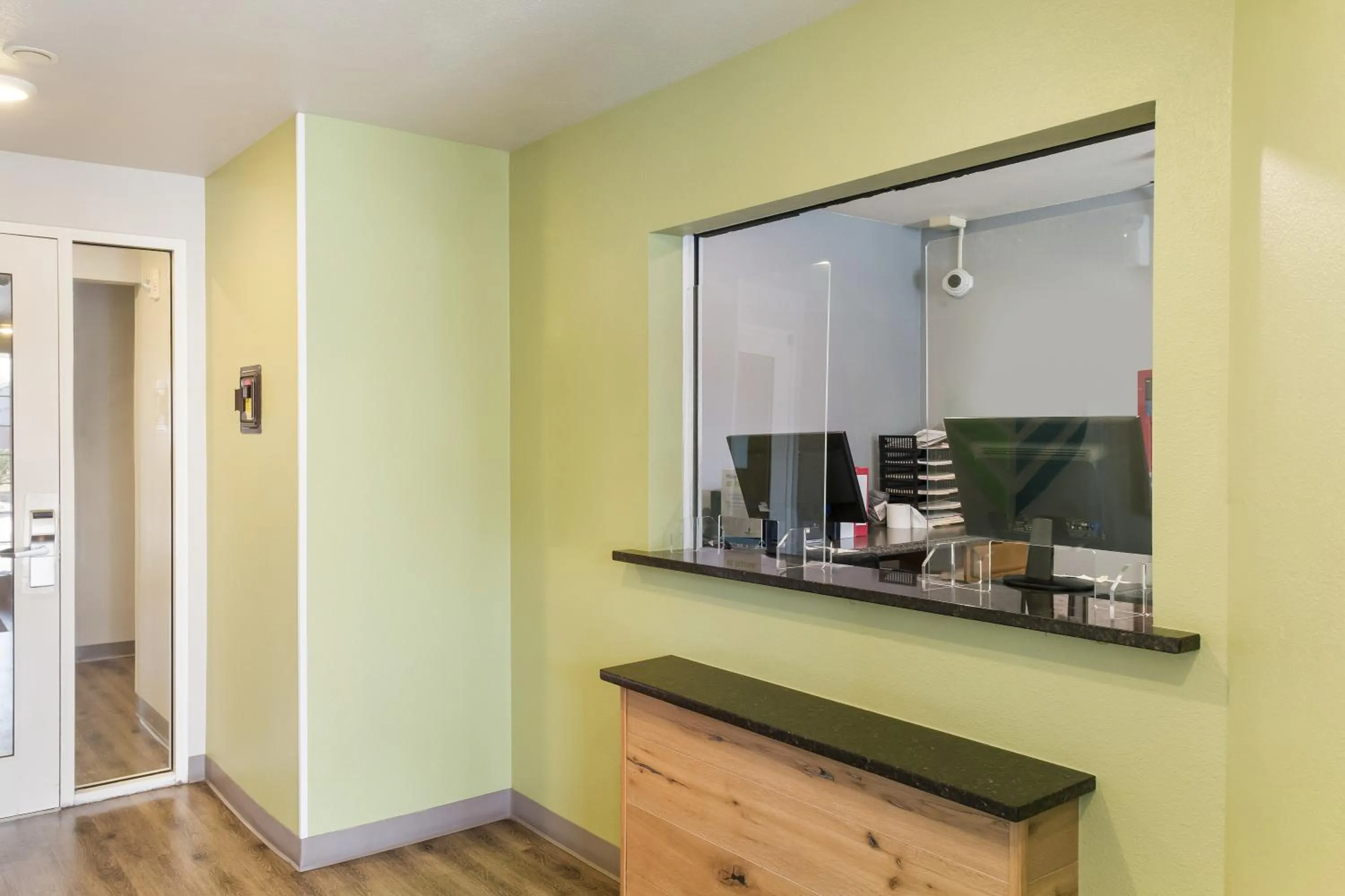 Lobby or reception in WoodSpring Suites Houston I-45 Airtex