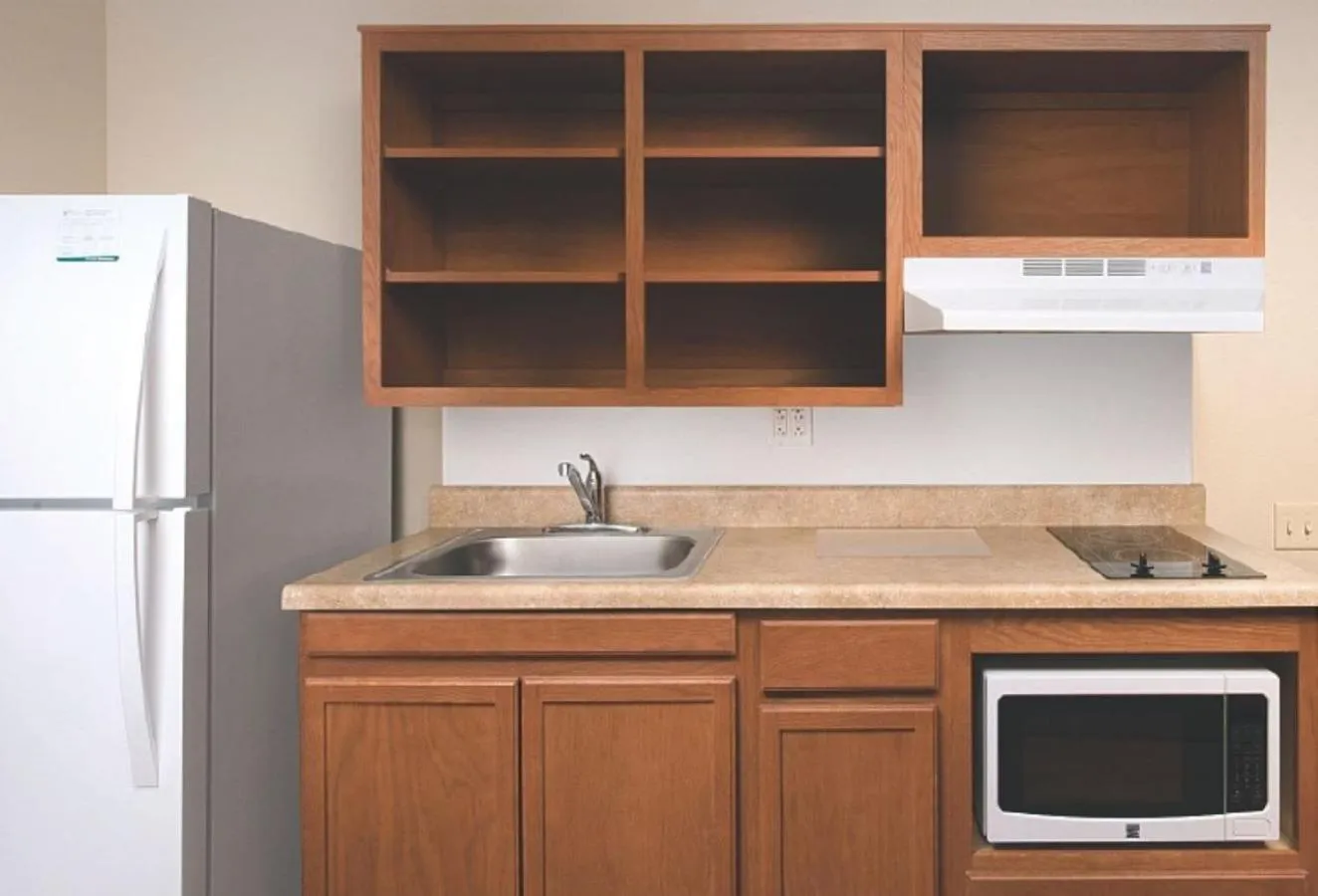 kitchen in WoodSpring Suites Charlotte Gastonia