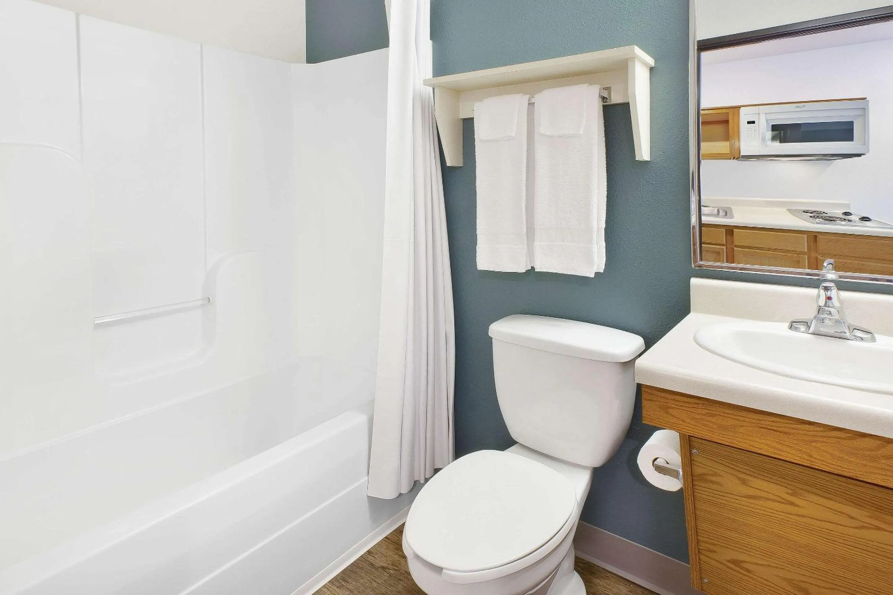 Bedroom in WoodSpring Suites St Louis St Charles