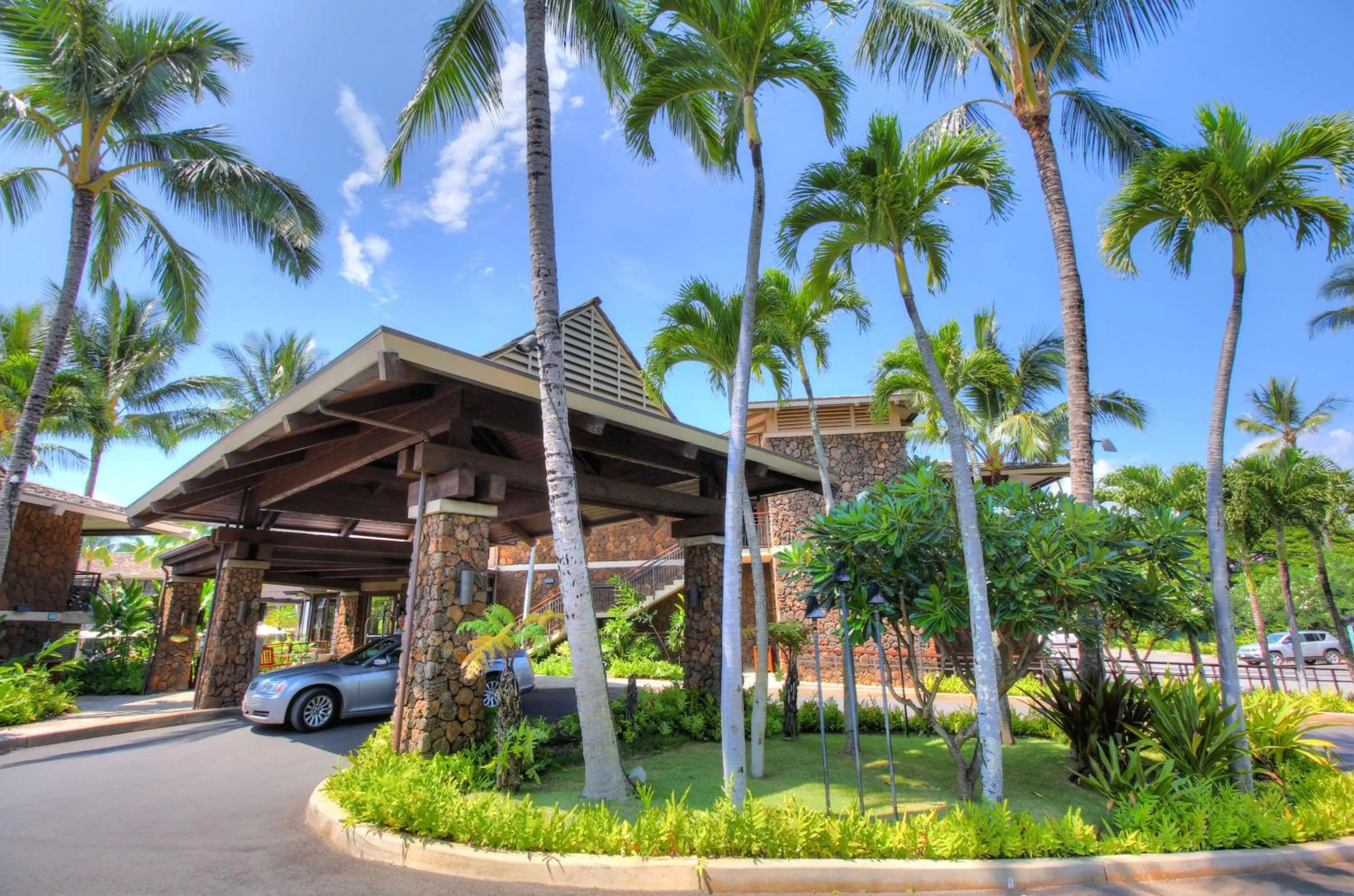 Property building in Koa Kea Resort on Poipu Beach