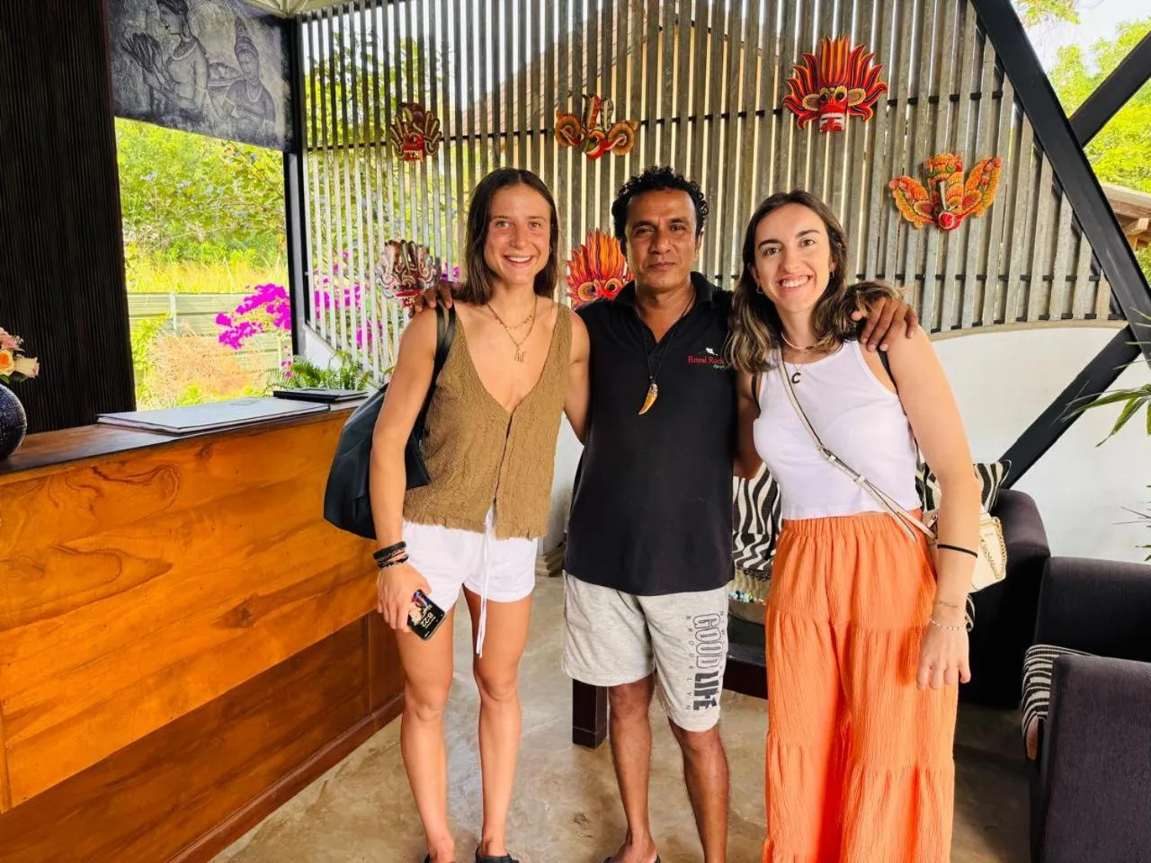 group of guests in Royal Rock Sigiriya