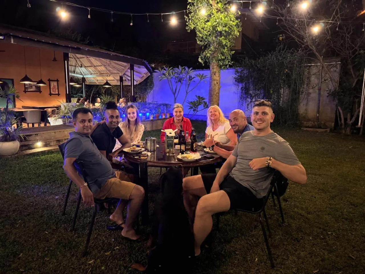 group of guests in Royal Rock Sigiriya