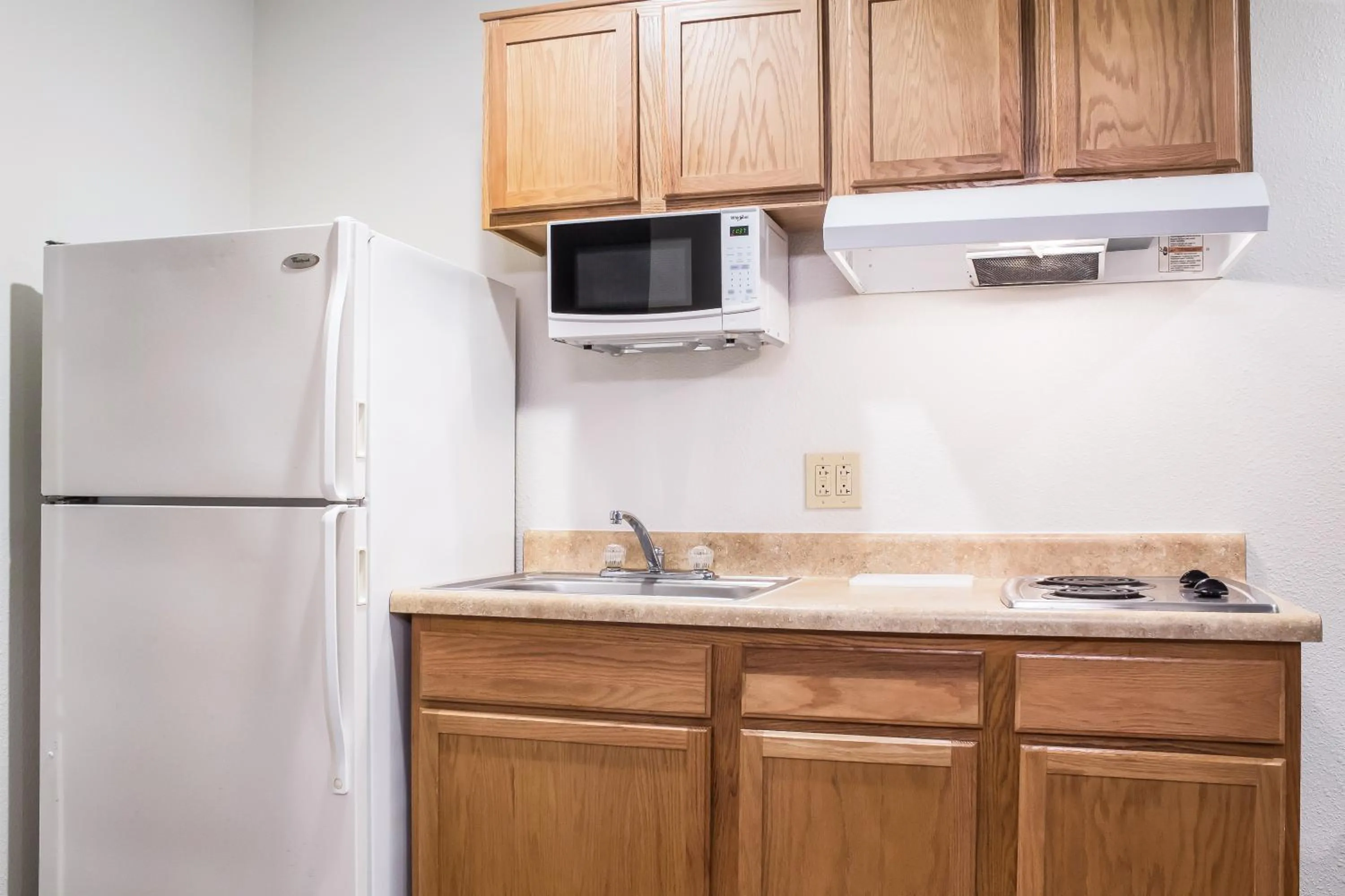 Kitchen or kitchenette in WoodSpring Suites McKinney