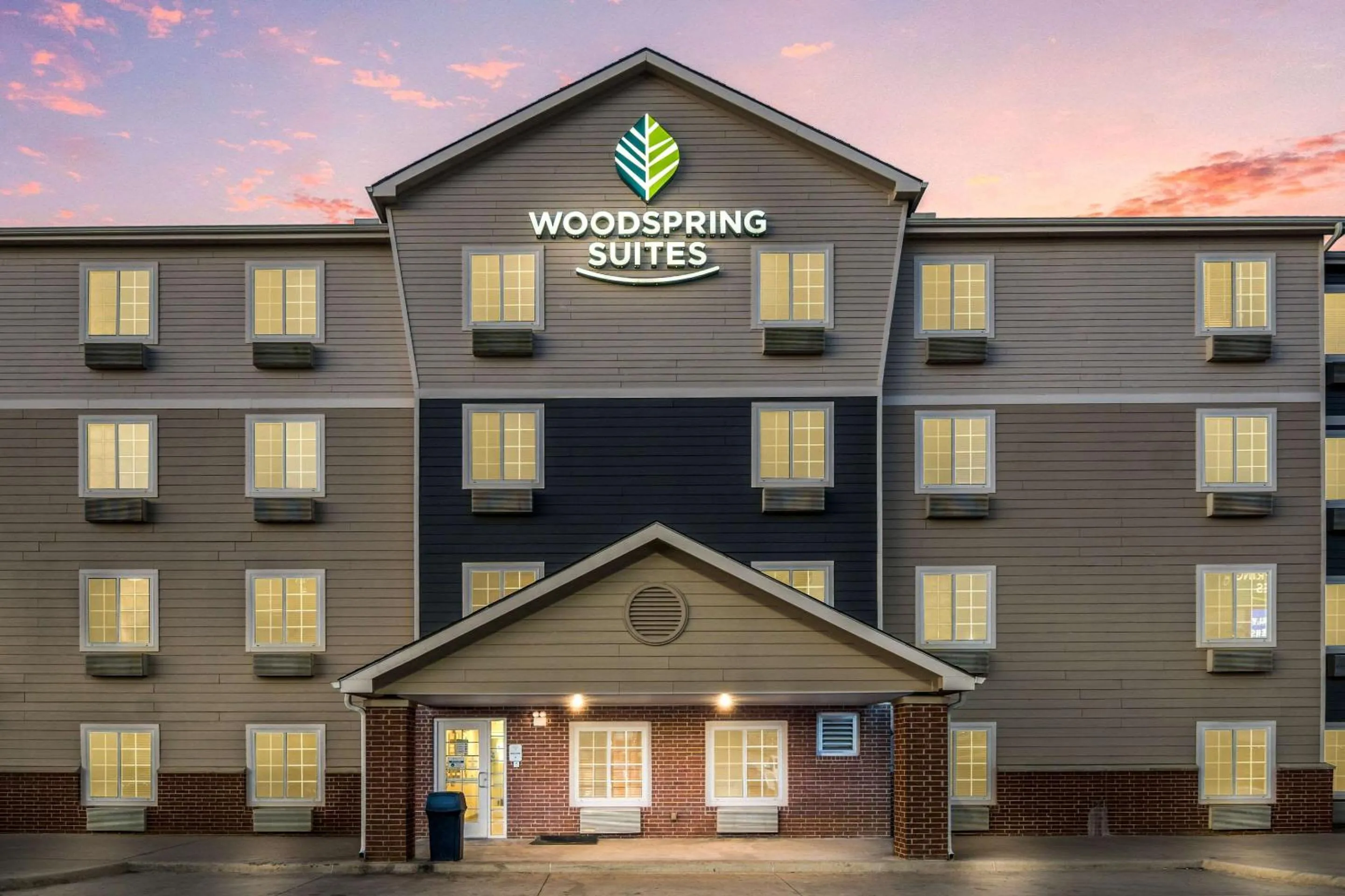 Property building in WoodSpring Suites Denton