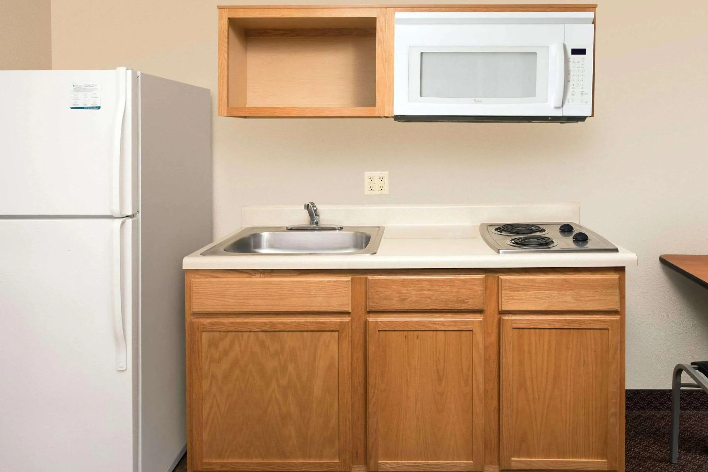 Photo of the whole room in WoodSpring Suites Clarksville Ft. Campbell