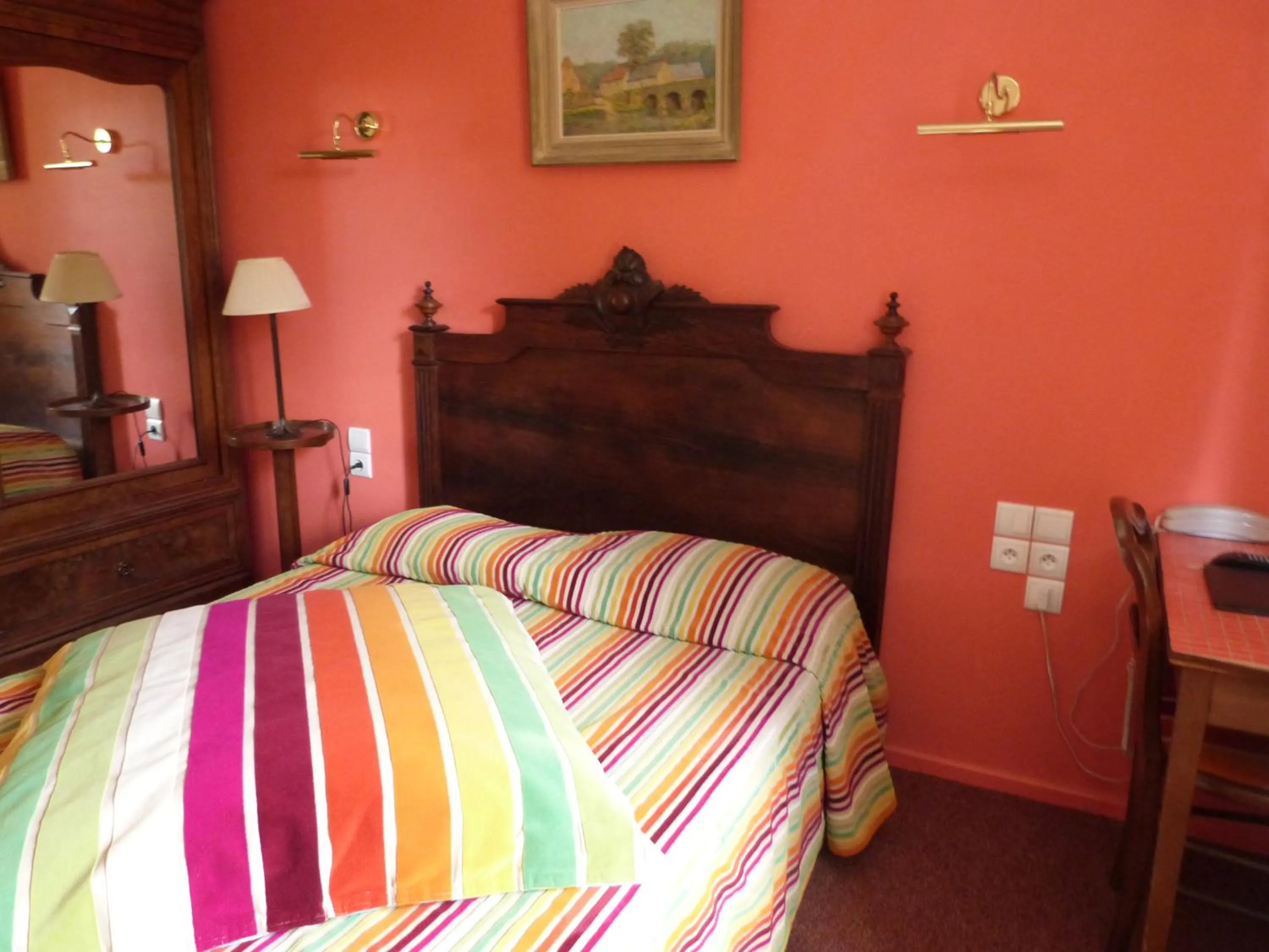 Bedroom, Bed in Relais d'Auvergne