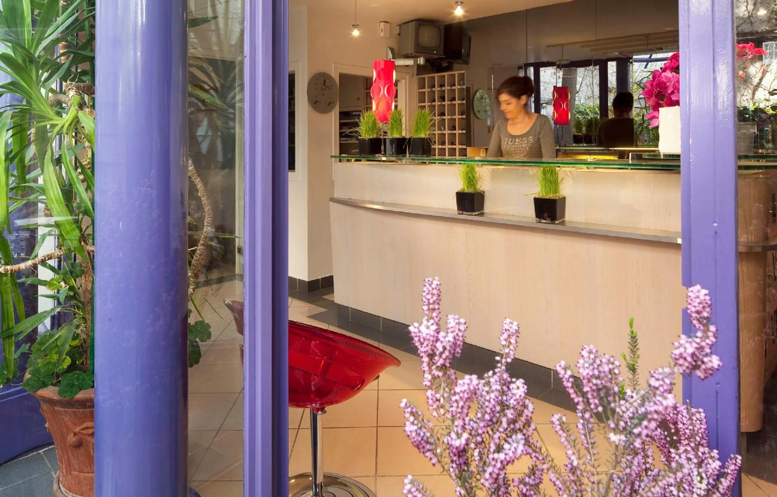 Lobby or reception in Le Hameau de Passy