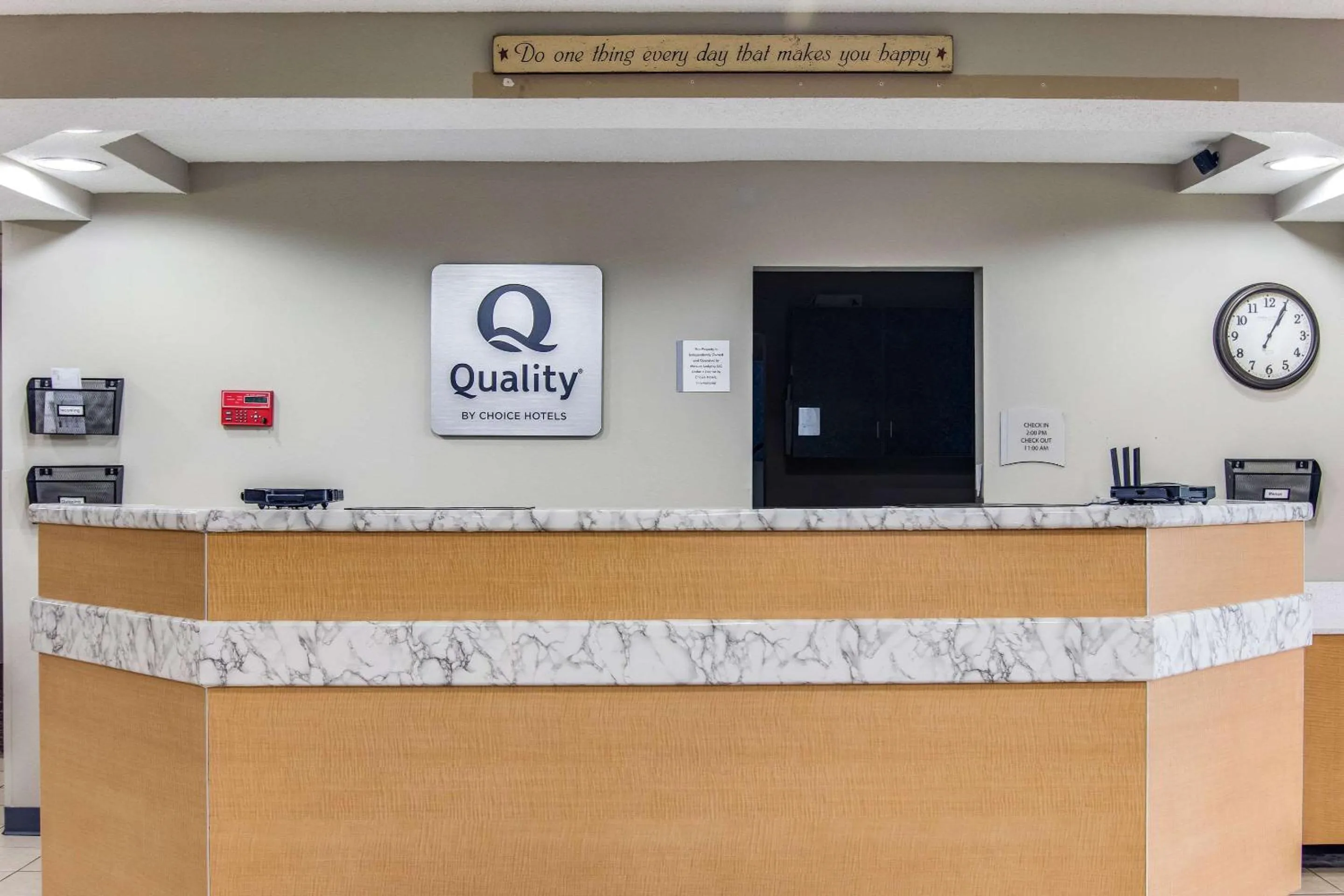 Lobby or reception in Quality Inn & Suites Grove City-Outlet Mall