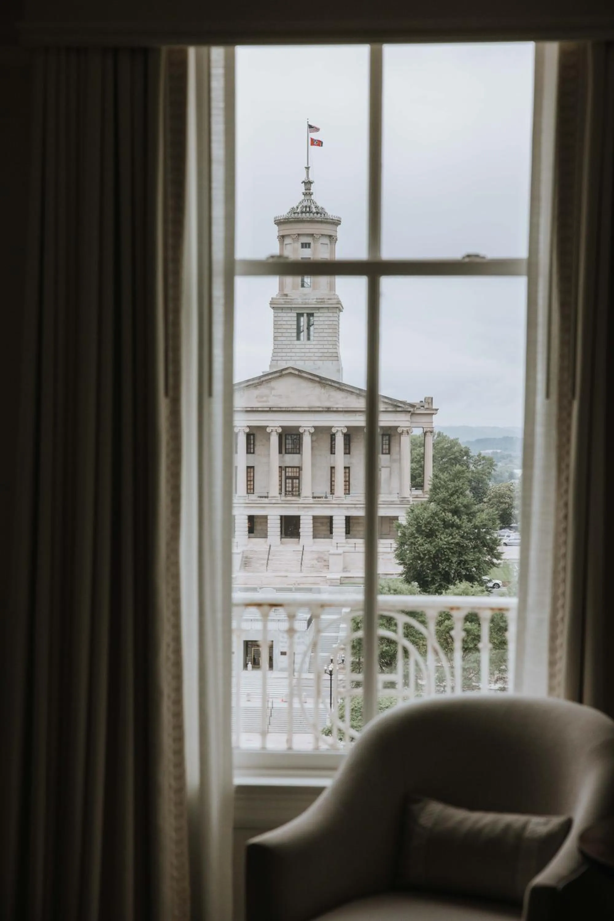Bed in The Hermitage Hotel