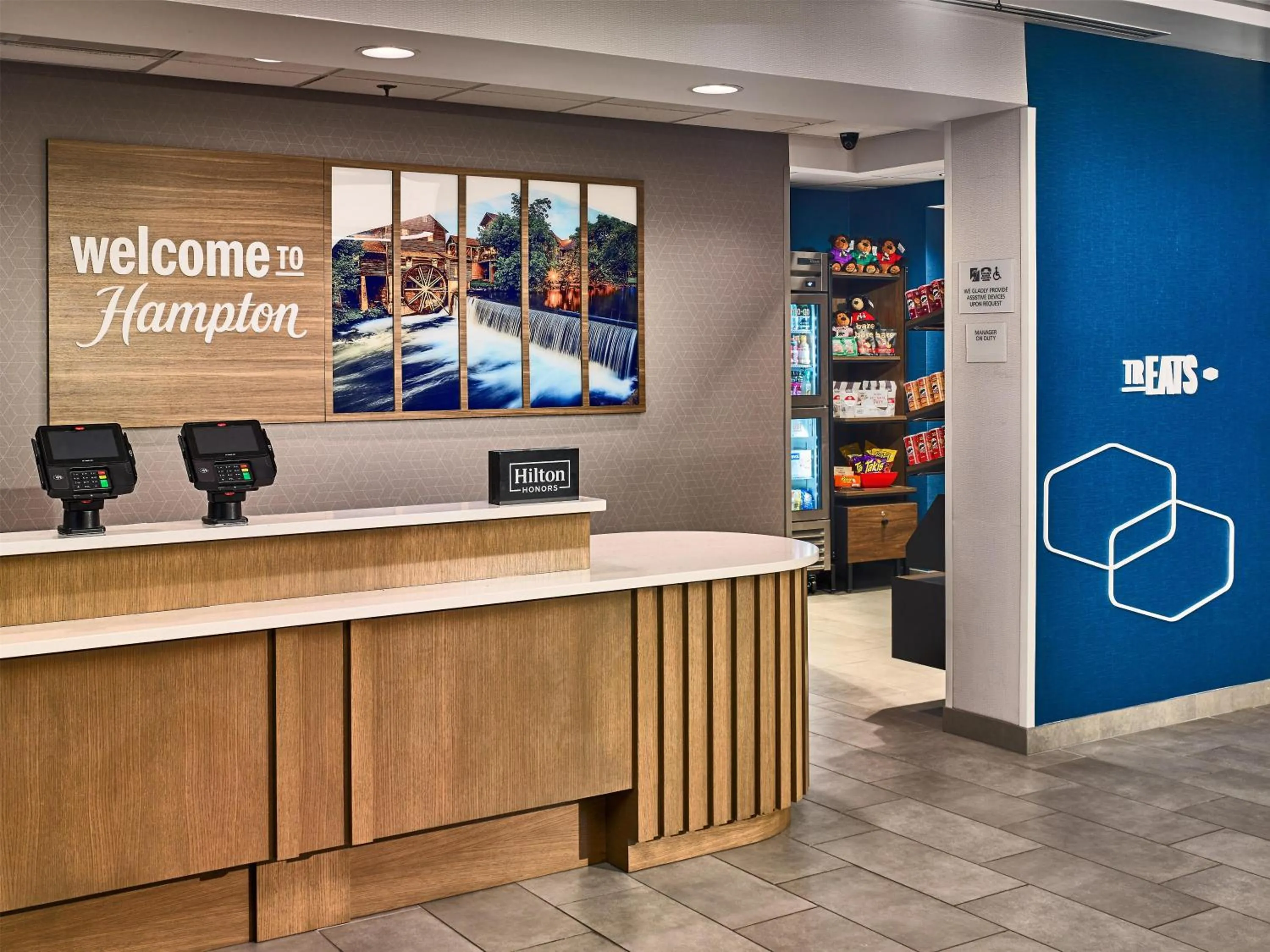 Lobby or reception in Hampton Inn Pigeon Forge