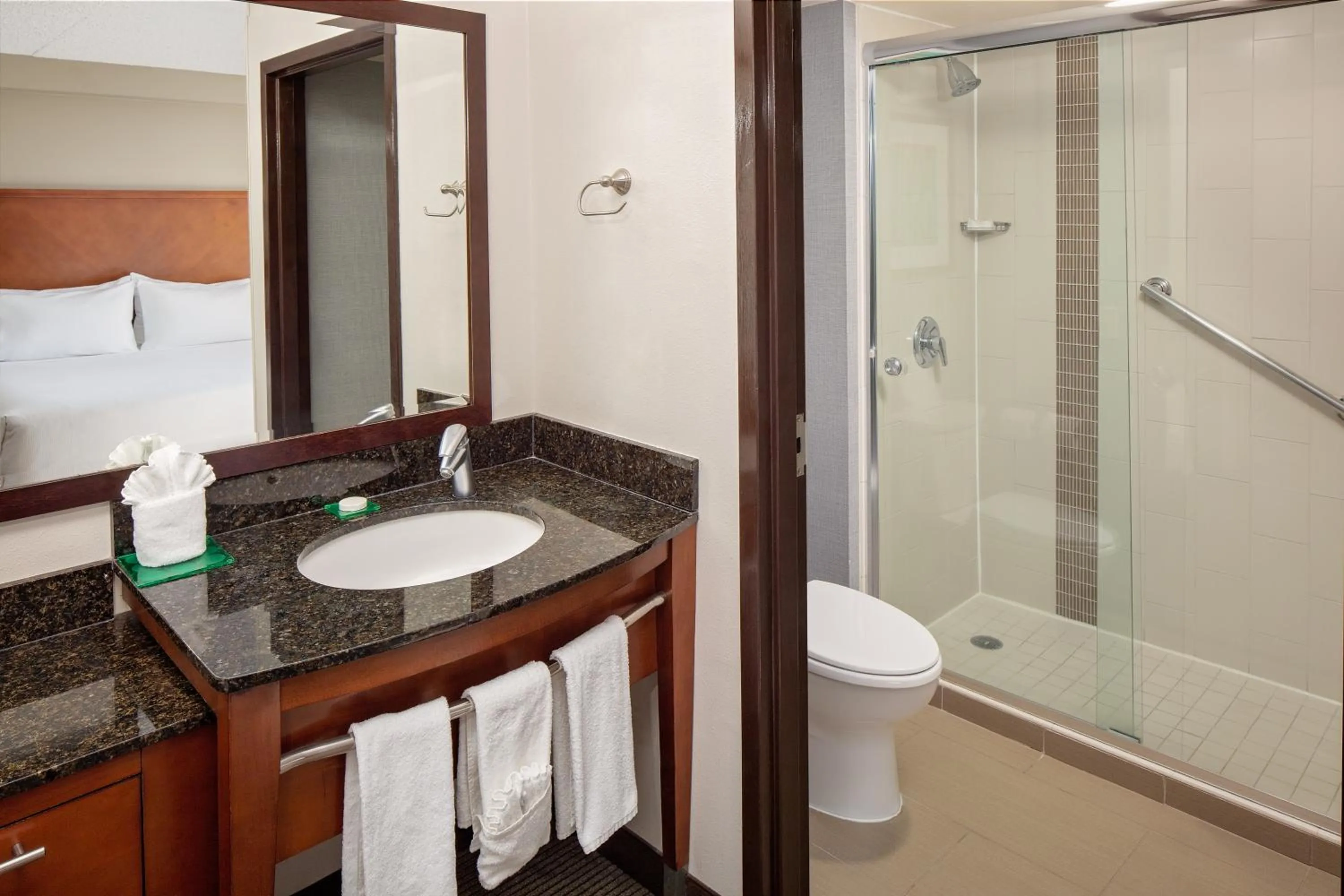 Shower in Hyatt Place Princeton