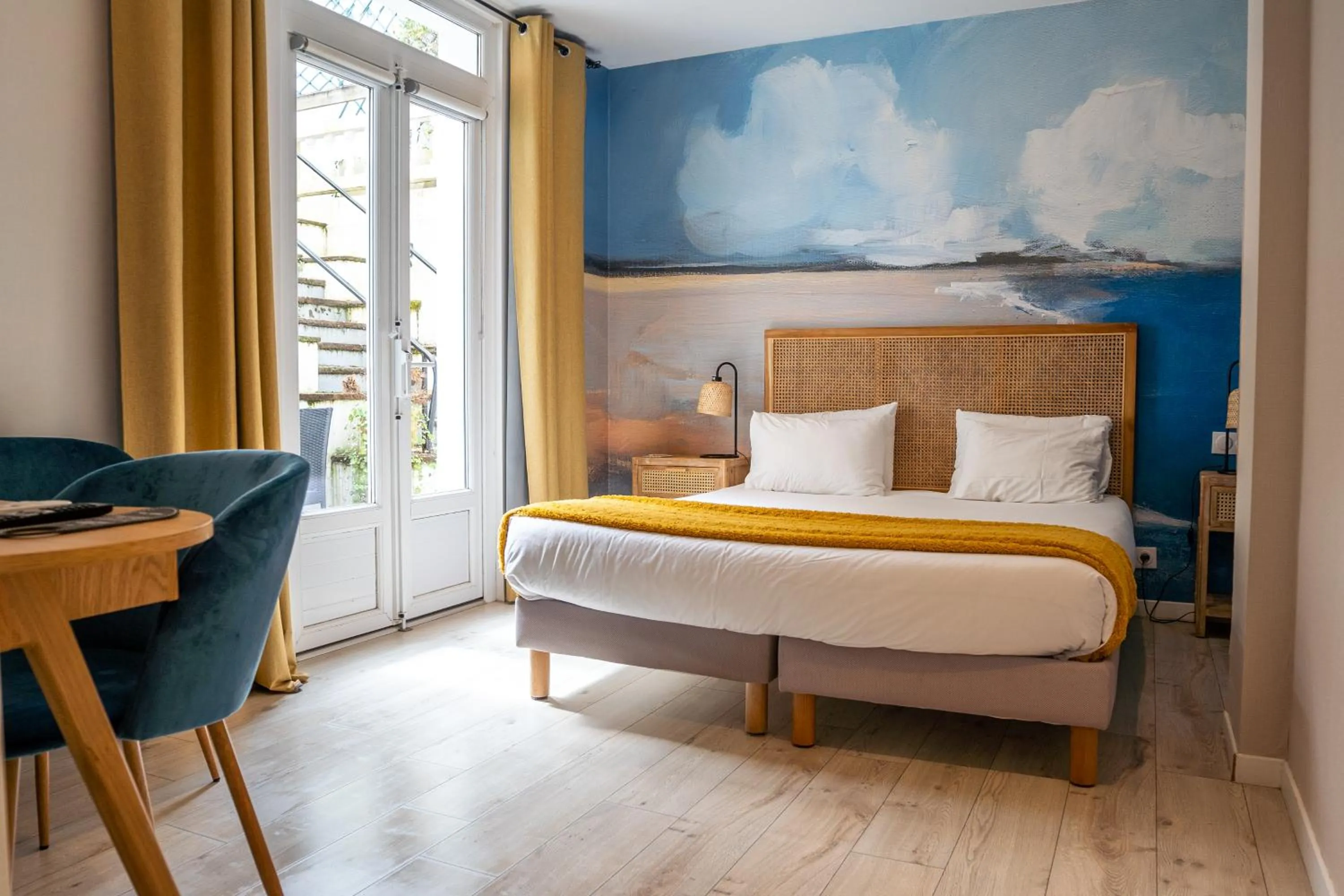 Bedroom, Bed in Mosaikhotel