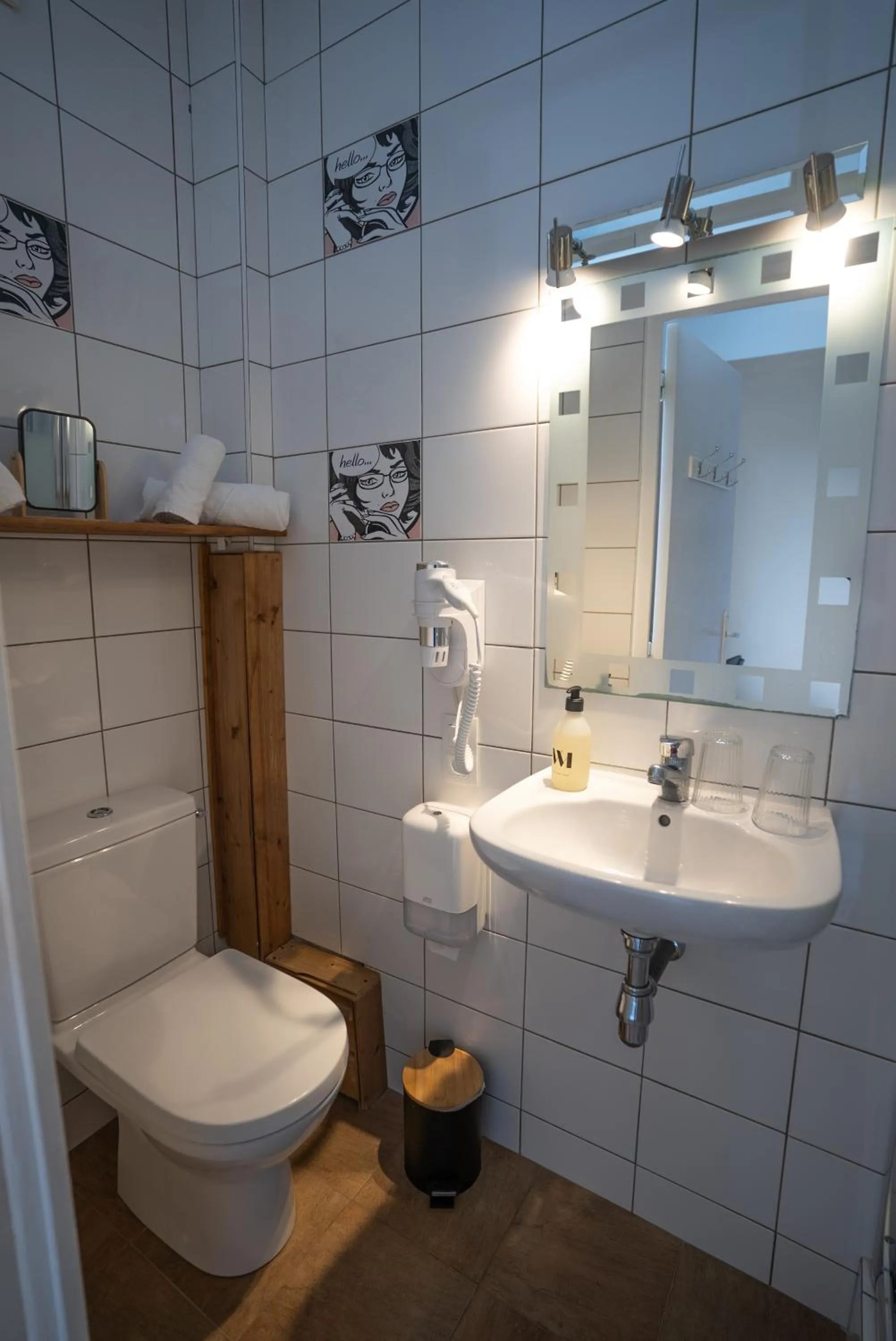 Bathroom in Mosaik hotel