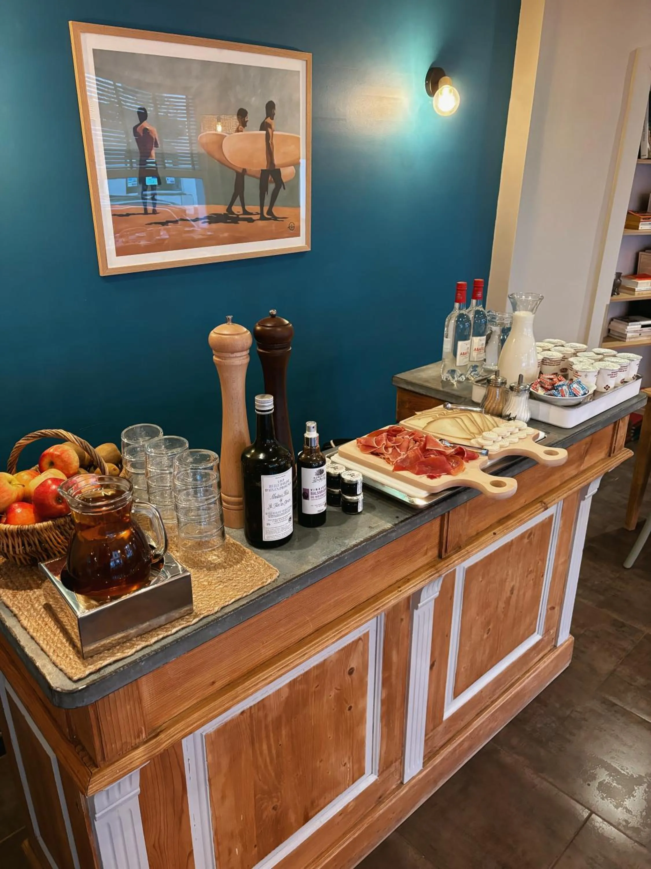 Buffet breakfast in Mosaikhotel