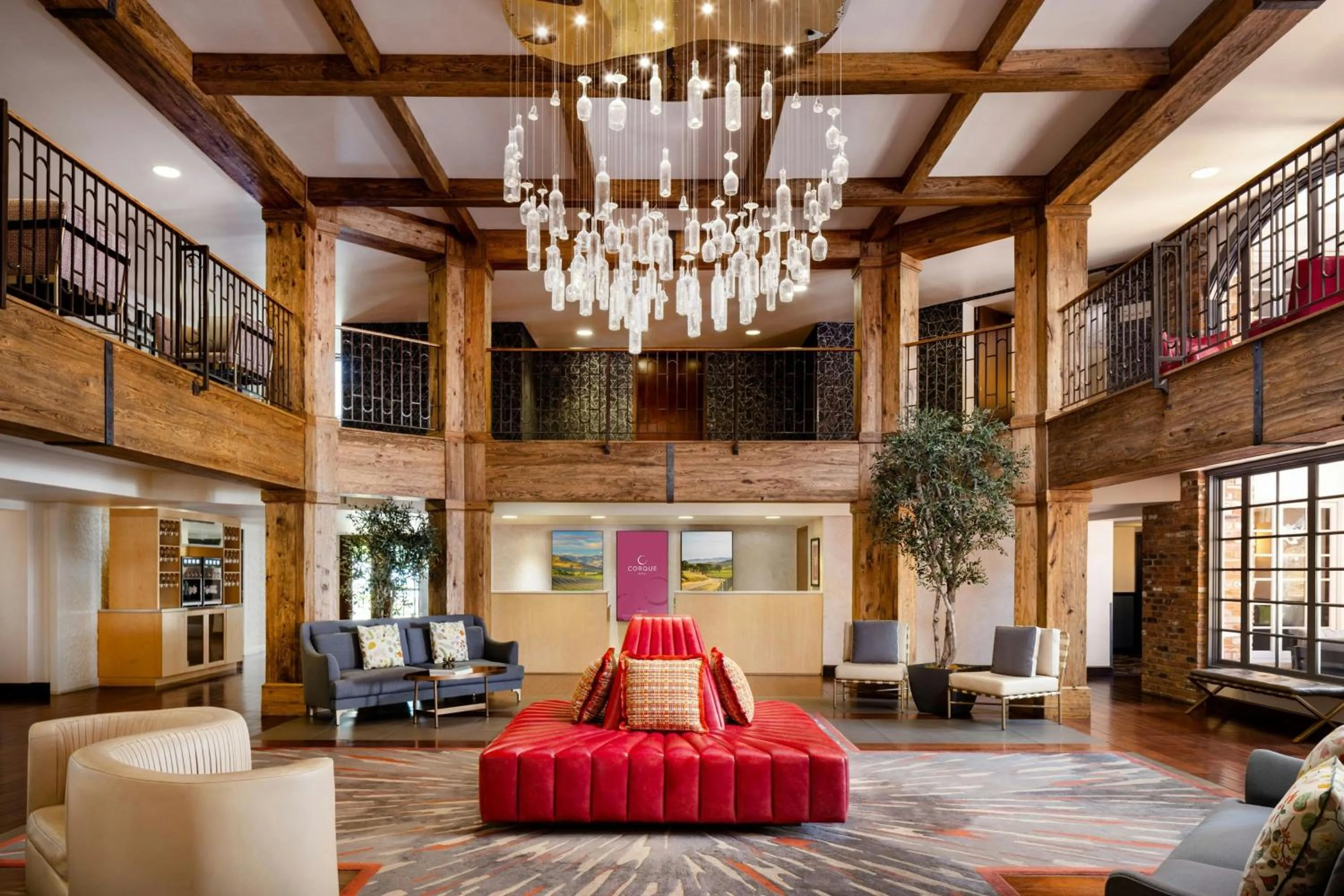 Lobby or reception in Corque Hotel, Solvang, A Tribute Portfolio Hotel