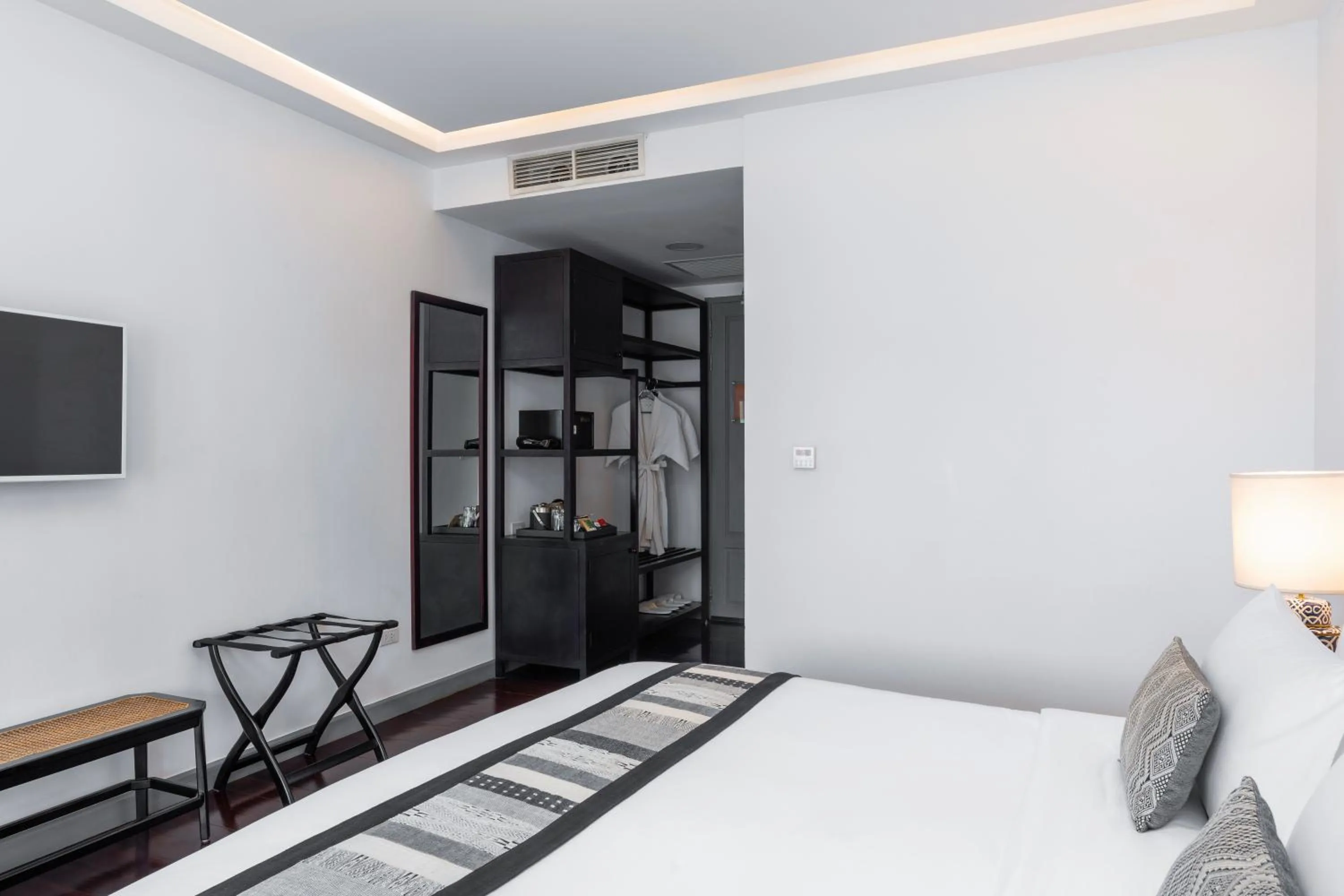 Bedroom, Bed in Souphattra Hotel Luang Prabang