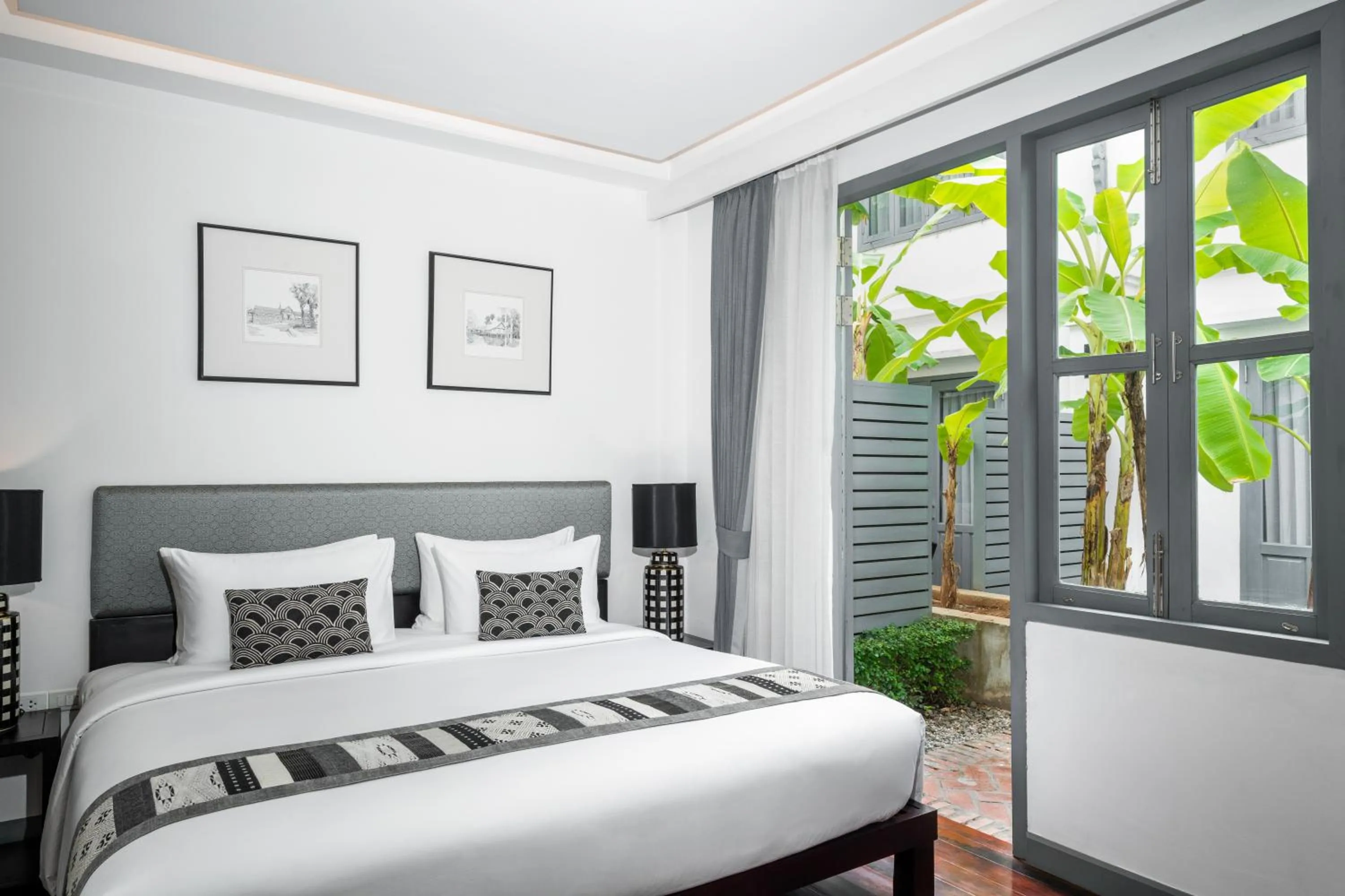 Bedroom, Bed in Souphattra Hotel Luang Prabang