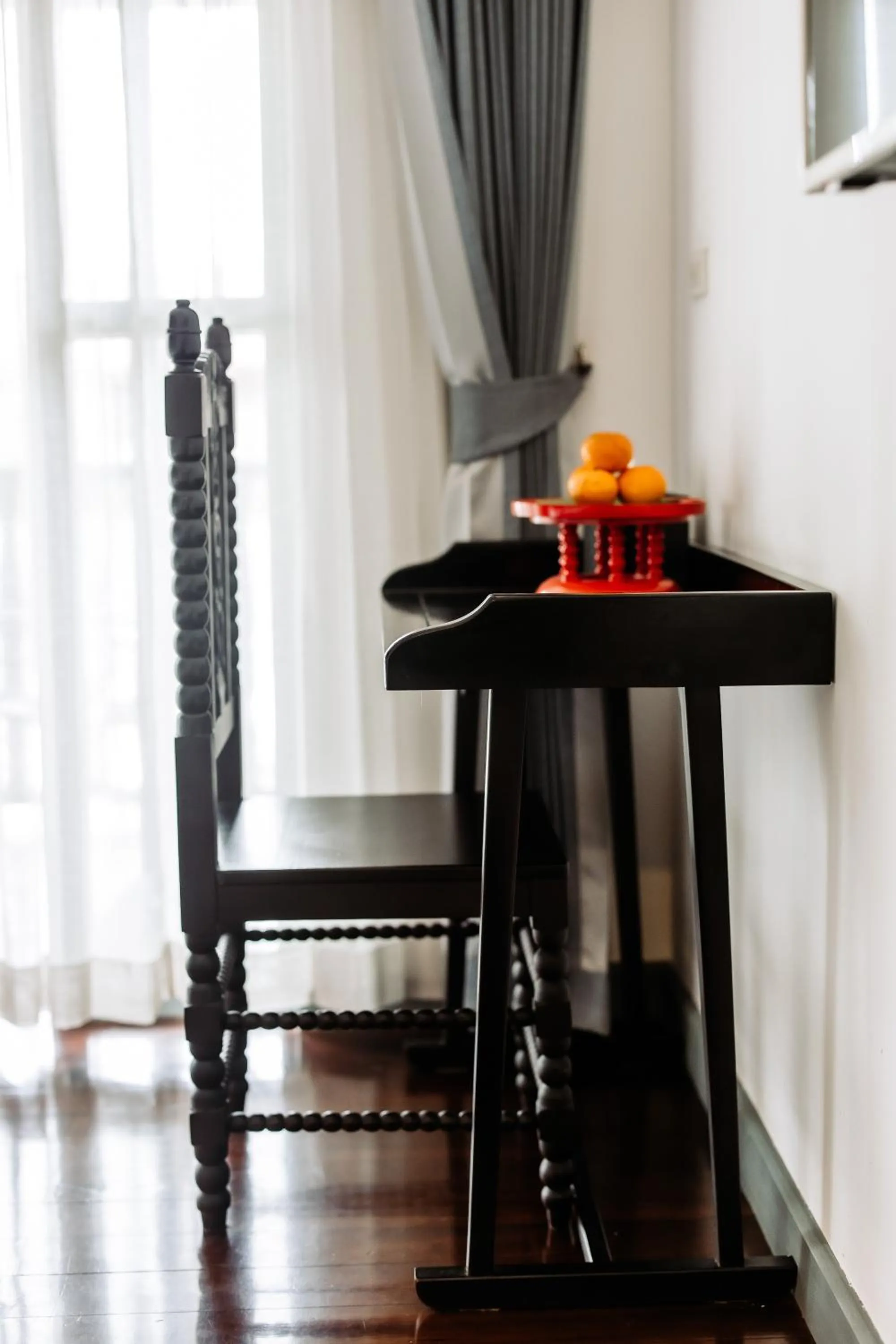 Seating area in Souphattra Hotel Luang Prabang