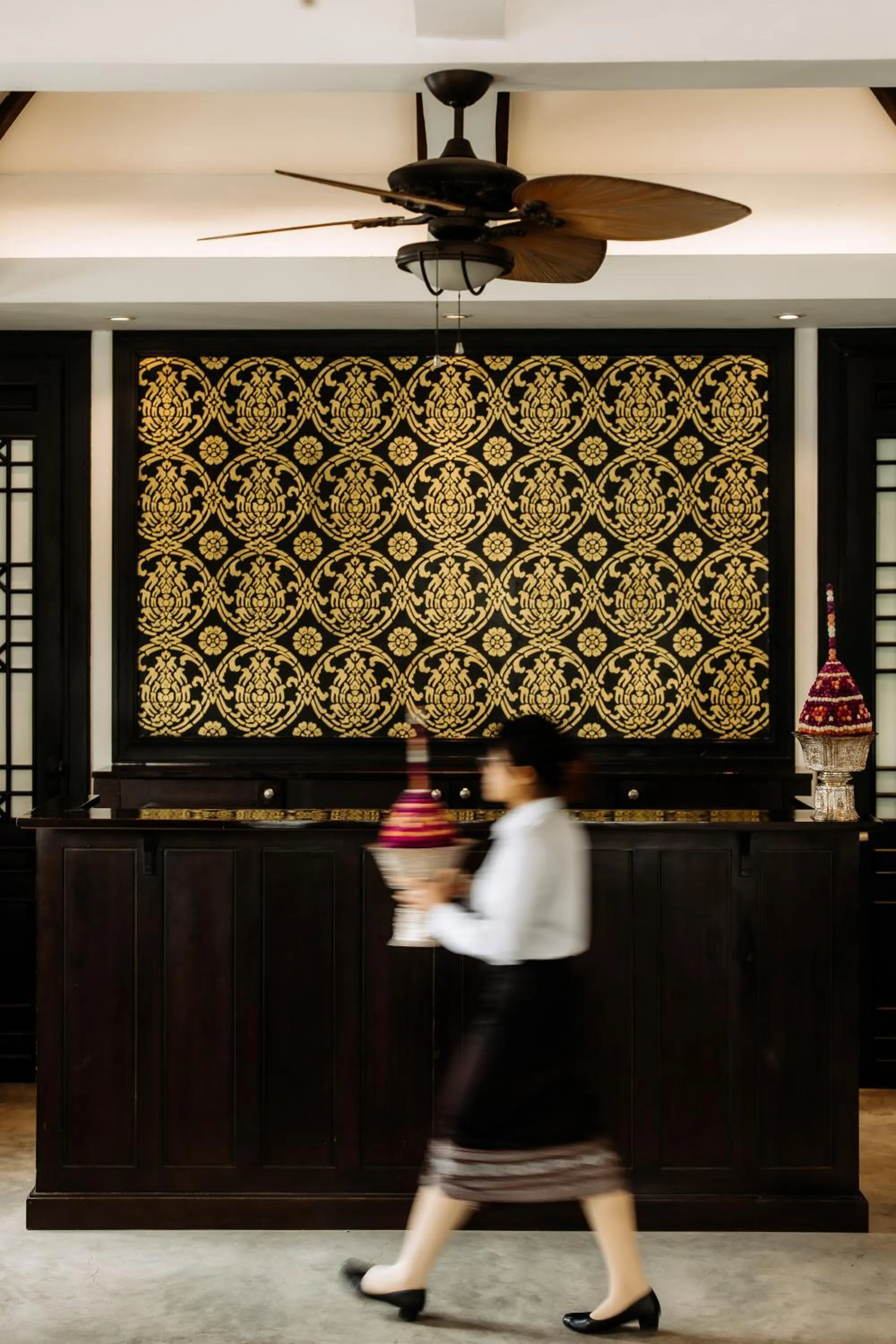 Staff in Souphattra Hotel Luang Prabang