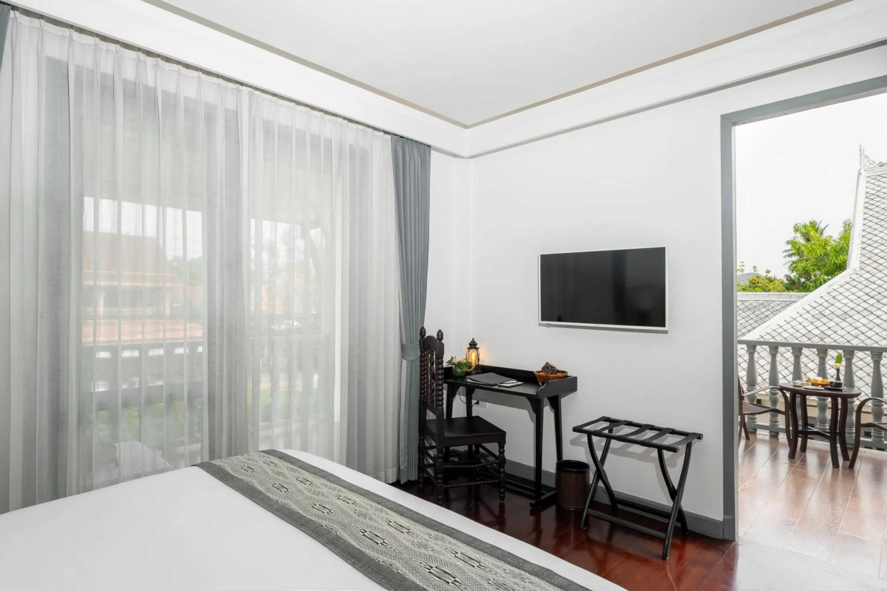 Bedroom, Bed in Souphattra Hotel Luang Prabang