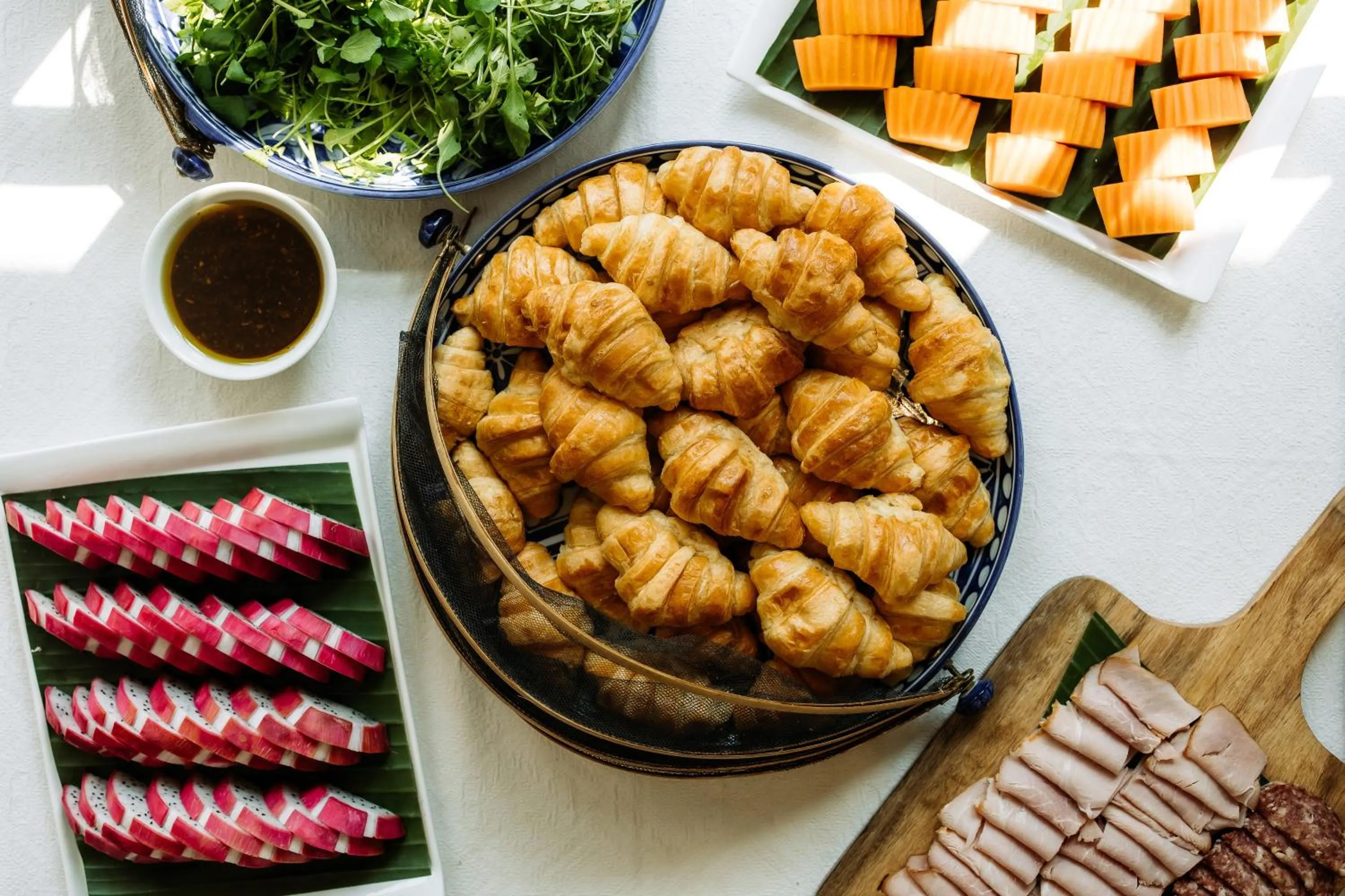 Food and drinks in Souphattra Hotel Luang Prabang