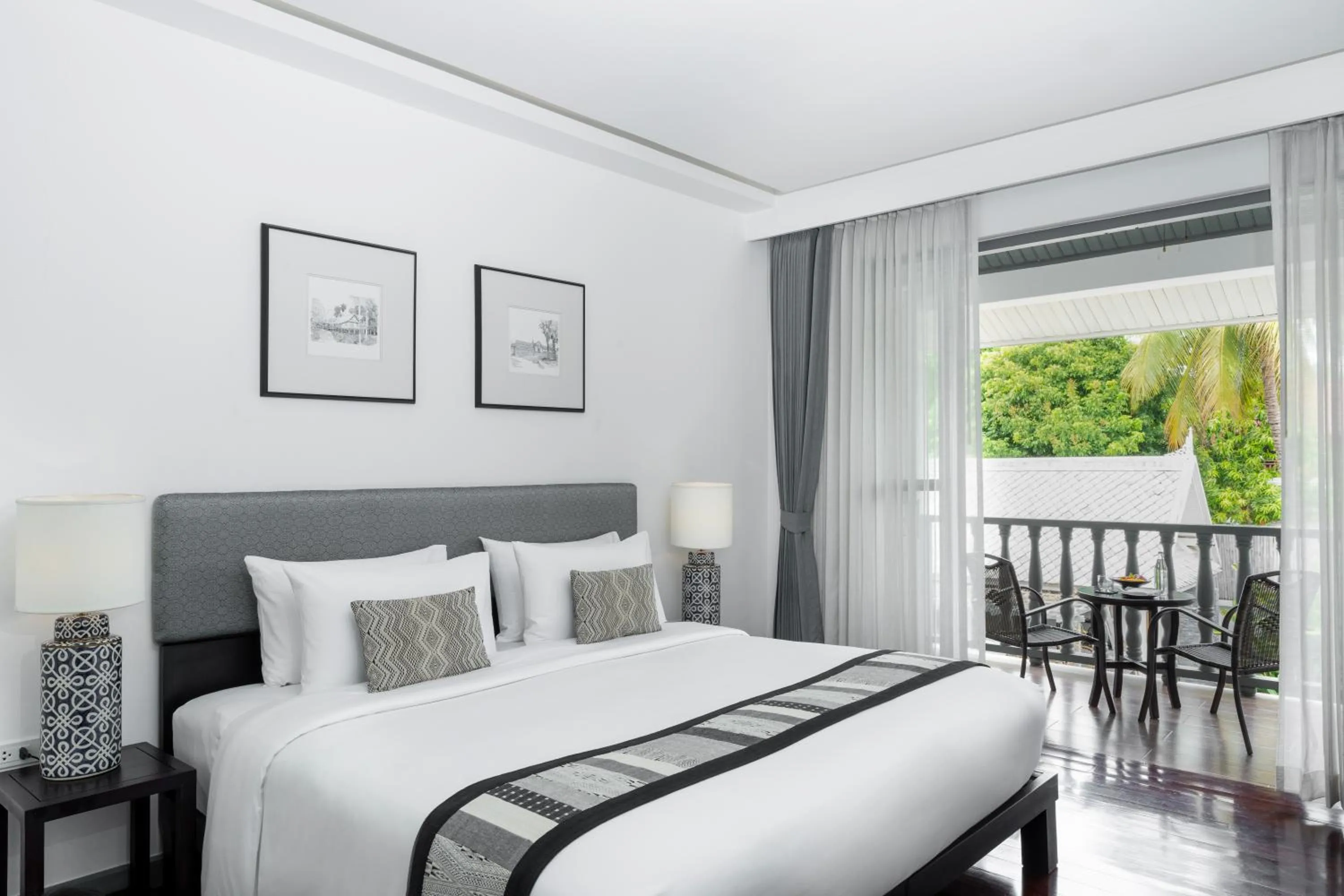 Bedroom, Bed in Souphattra Hotel Luang Prabang