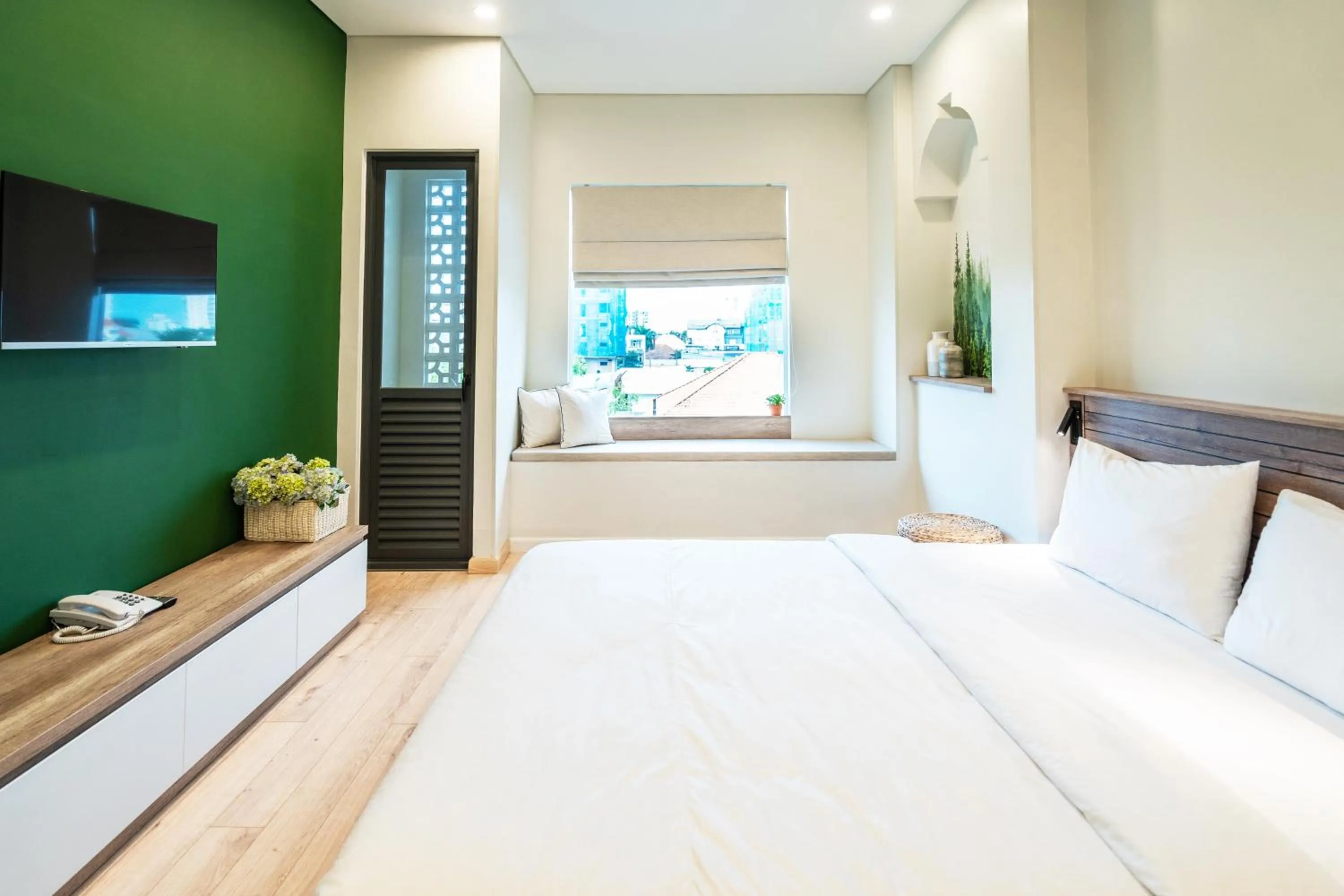 Bedroom, Bed in Mecozy Apartel