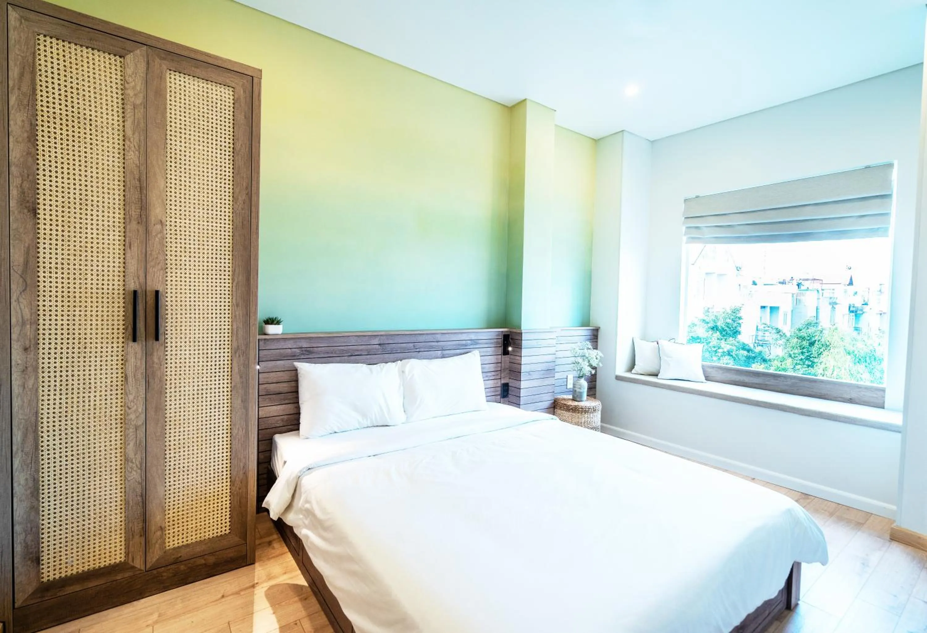 Bedroom, Bed in Mecozy Apartel