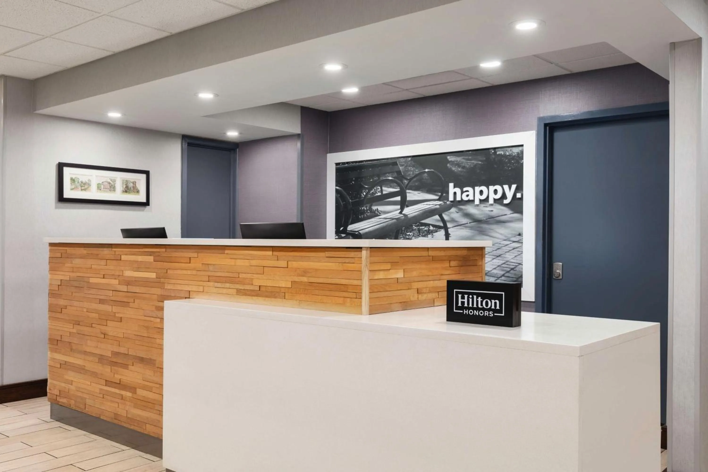 Lobby or reception in Hampton Inn Charlottesville