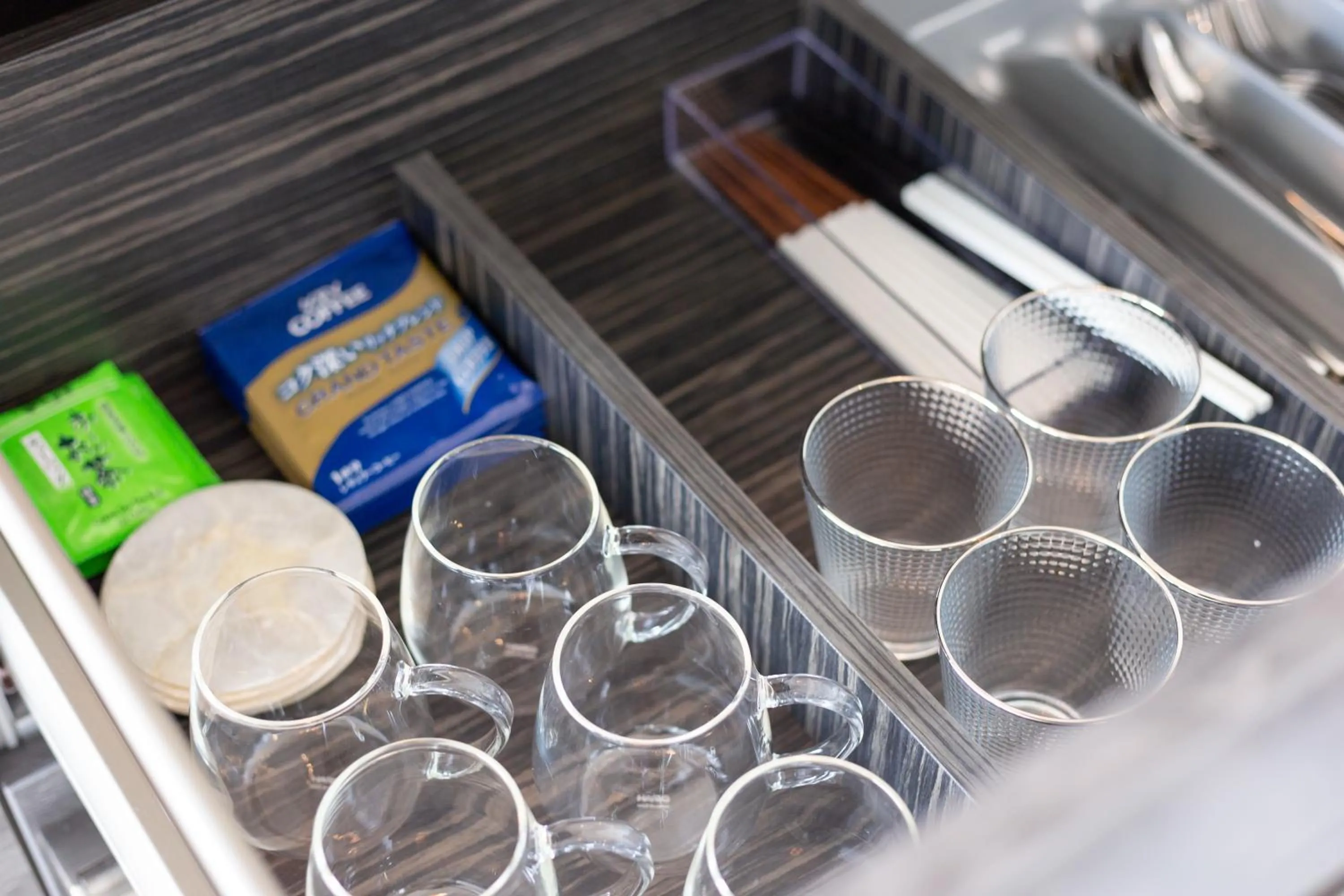kitchen in Yuki Suite Kourijima