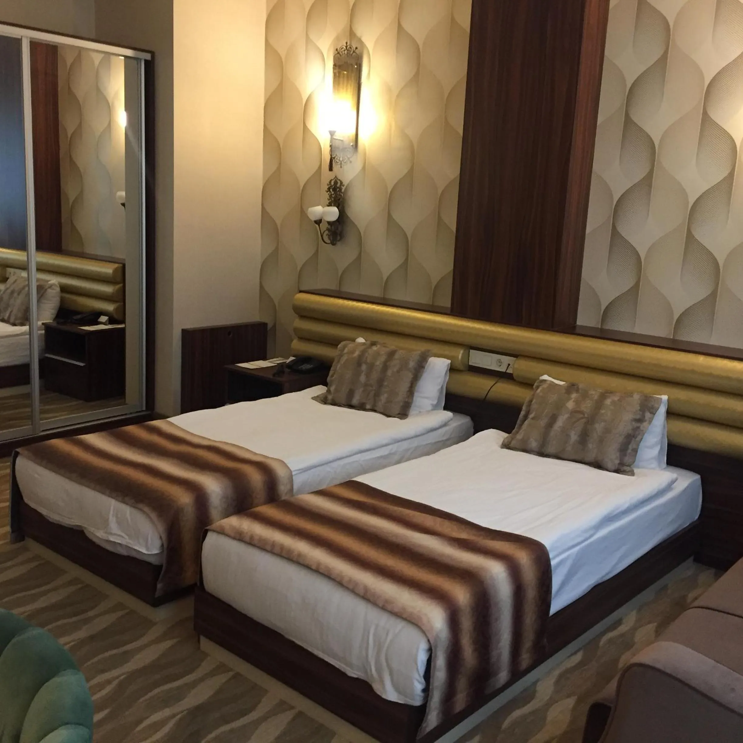 Bed in Sarot Termal Park Resort & Spa - Halal Hotel