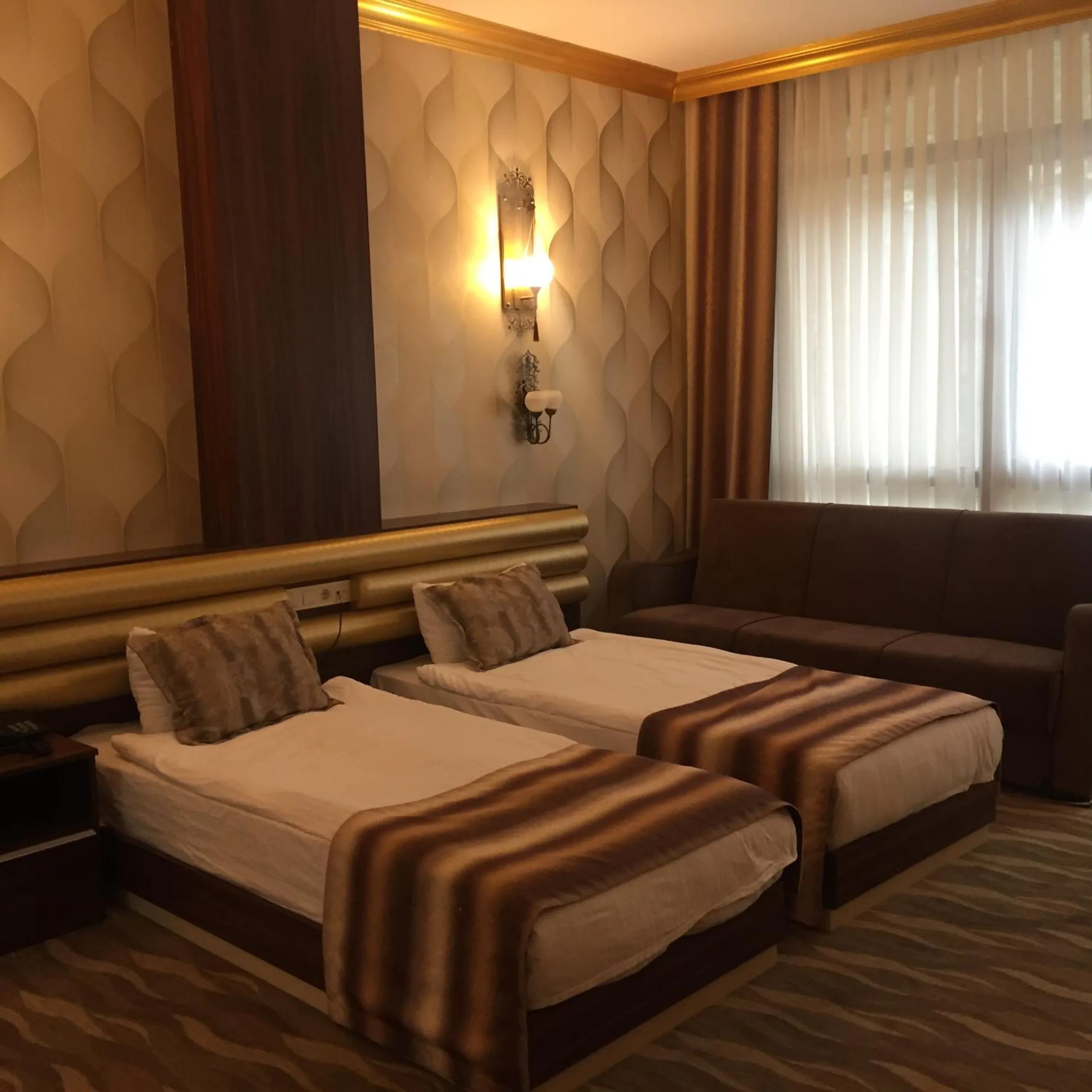 Bed in Sarot Termal Park Resort & Spa - Halal Hotel