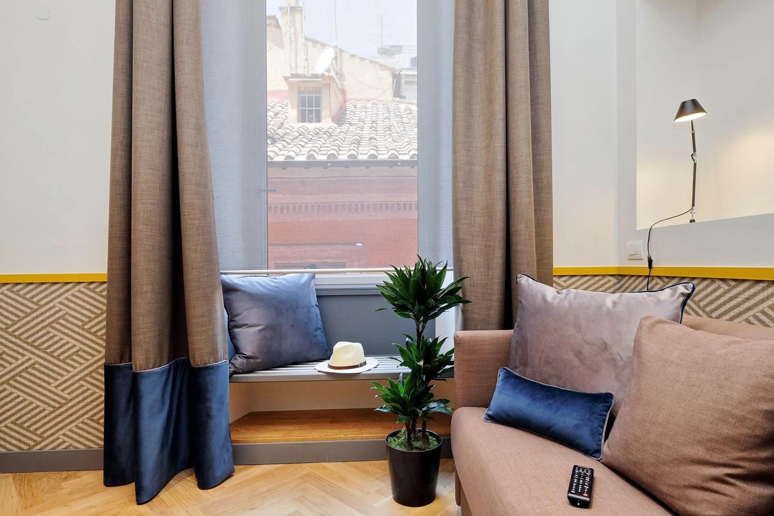 Living room in Roma Five Suites