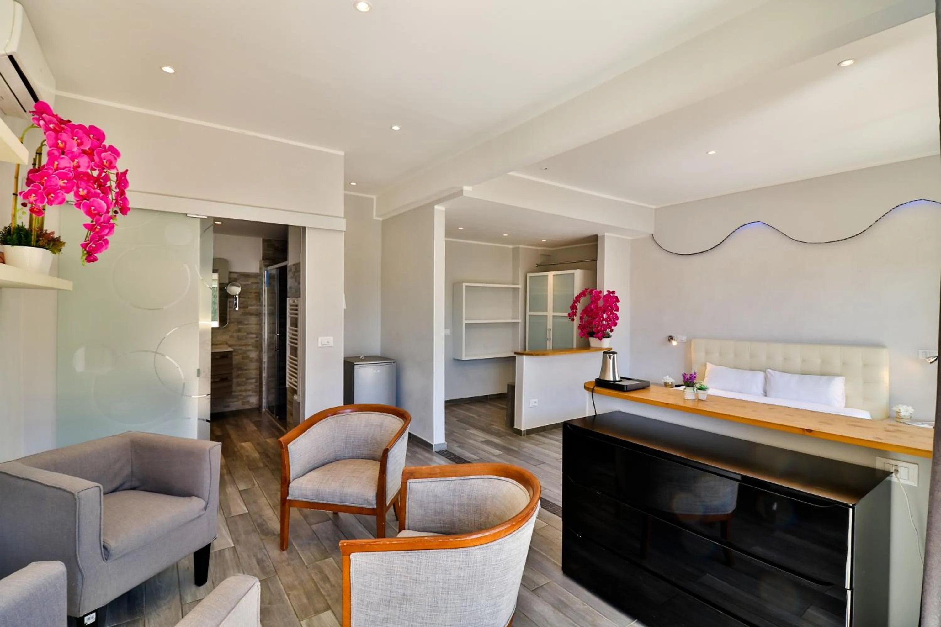 Living room in Hôtel Restaurant de la Mer