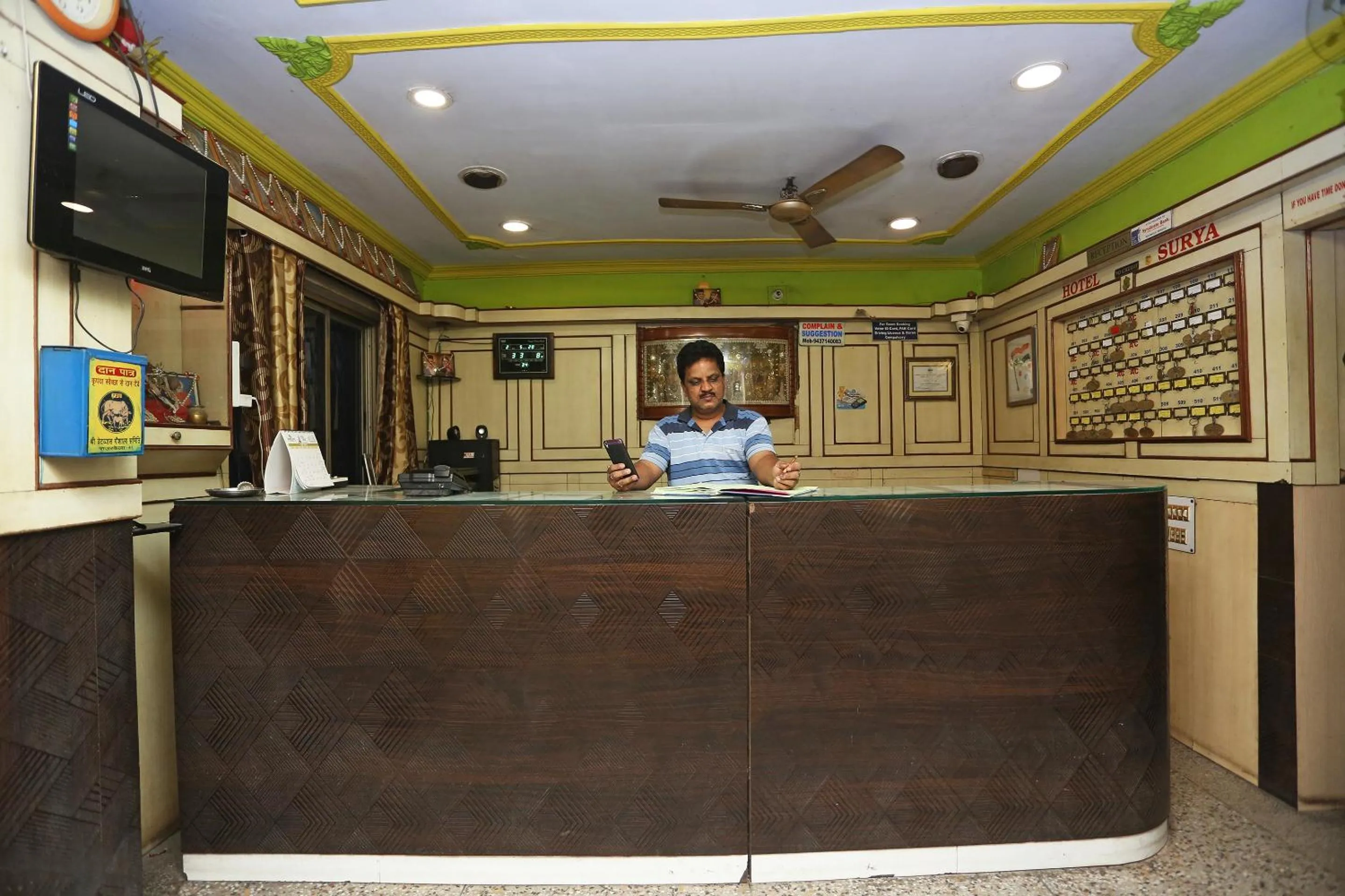 Lobby or reception in Hotel O Surya