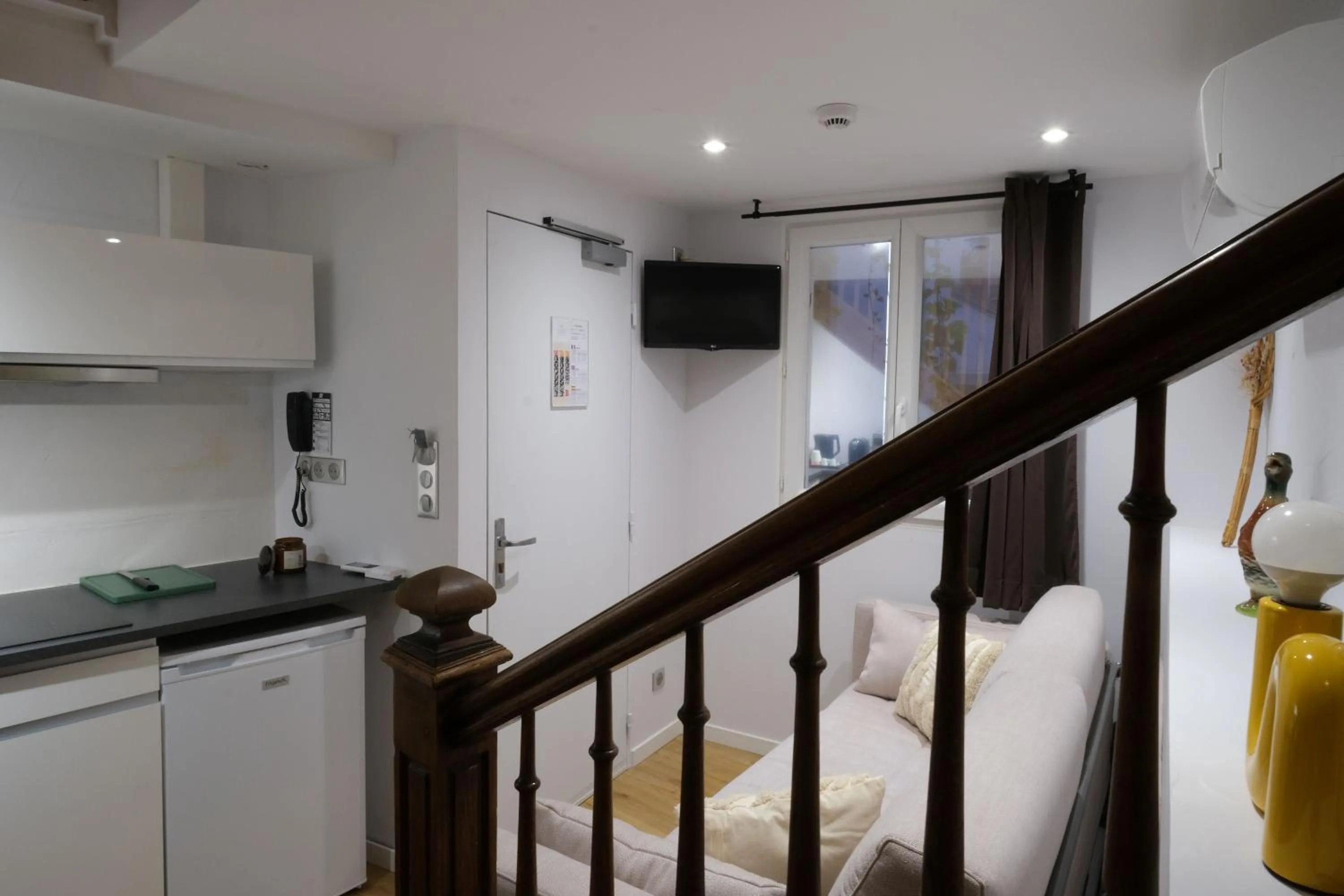 Kitchen or kitchenette in Hotel Albert 1er