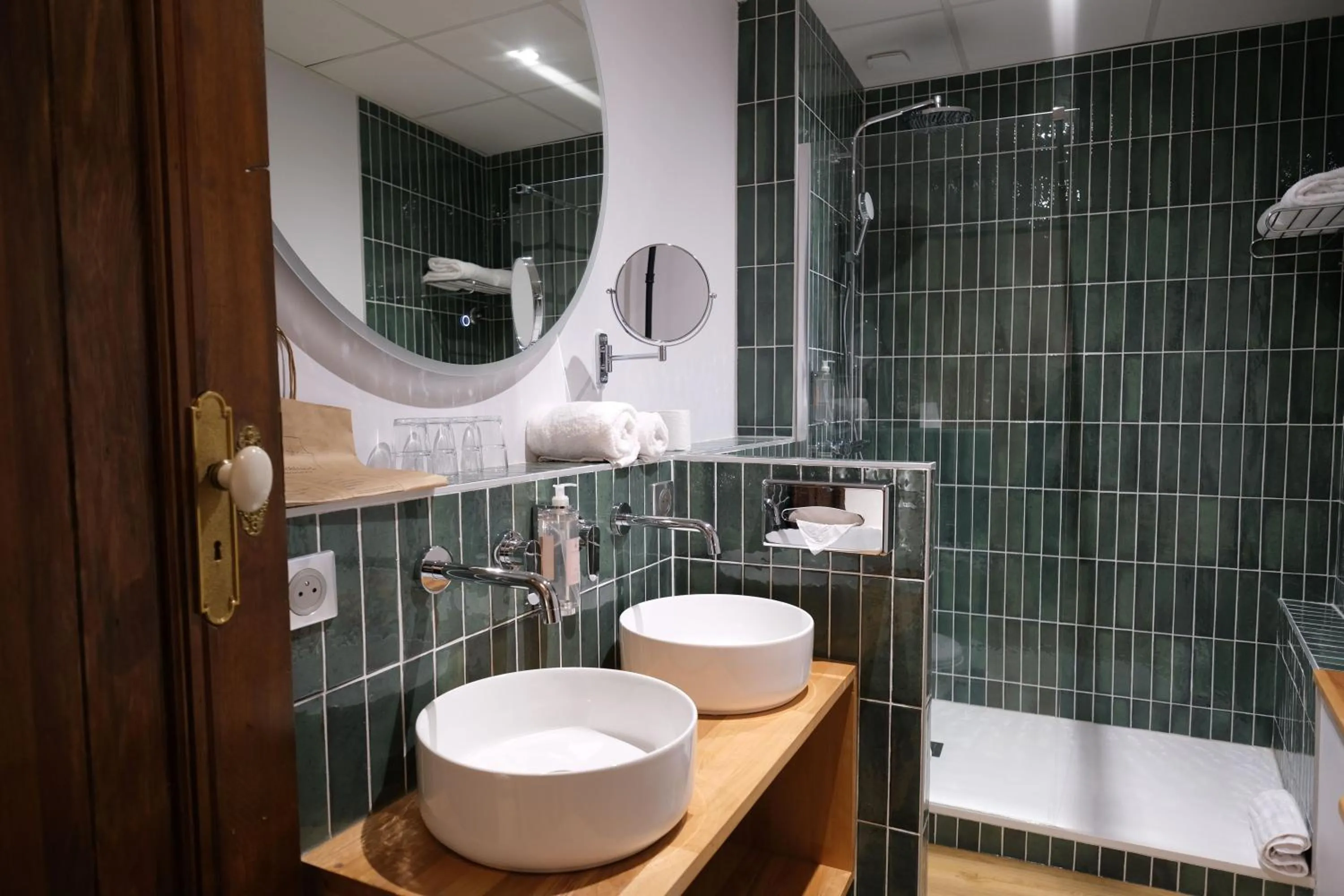 Shower in Hotel Albert 1er