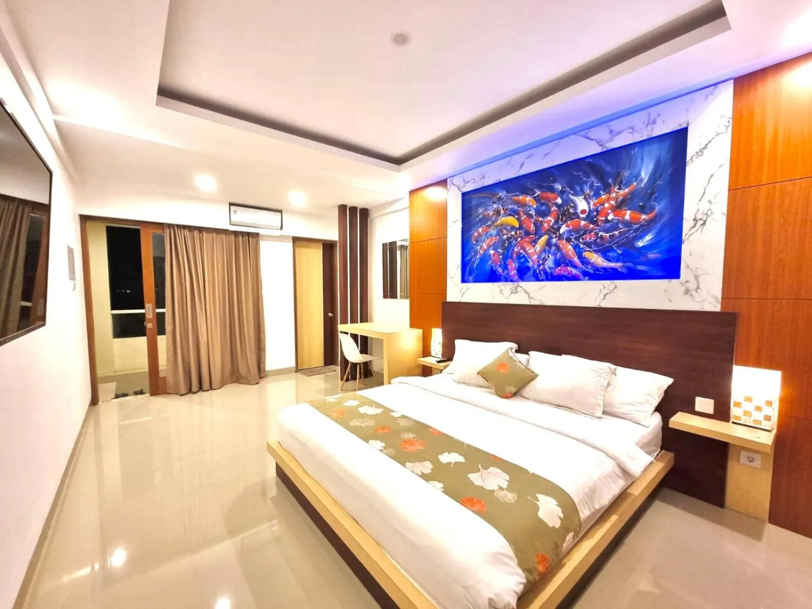 Bed in GM Guest House Canggu