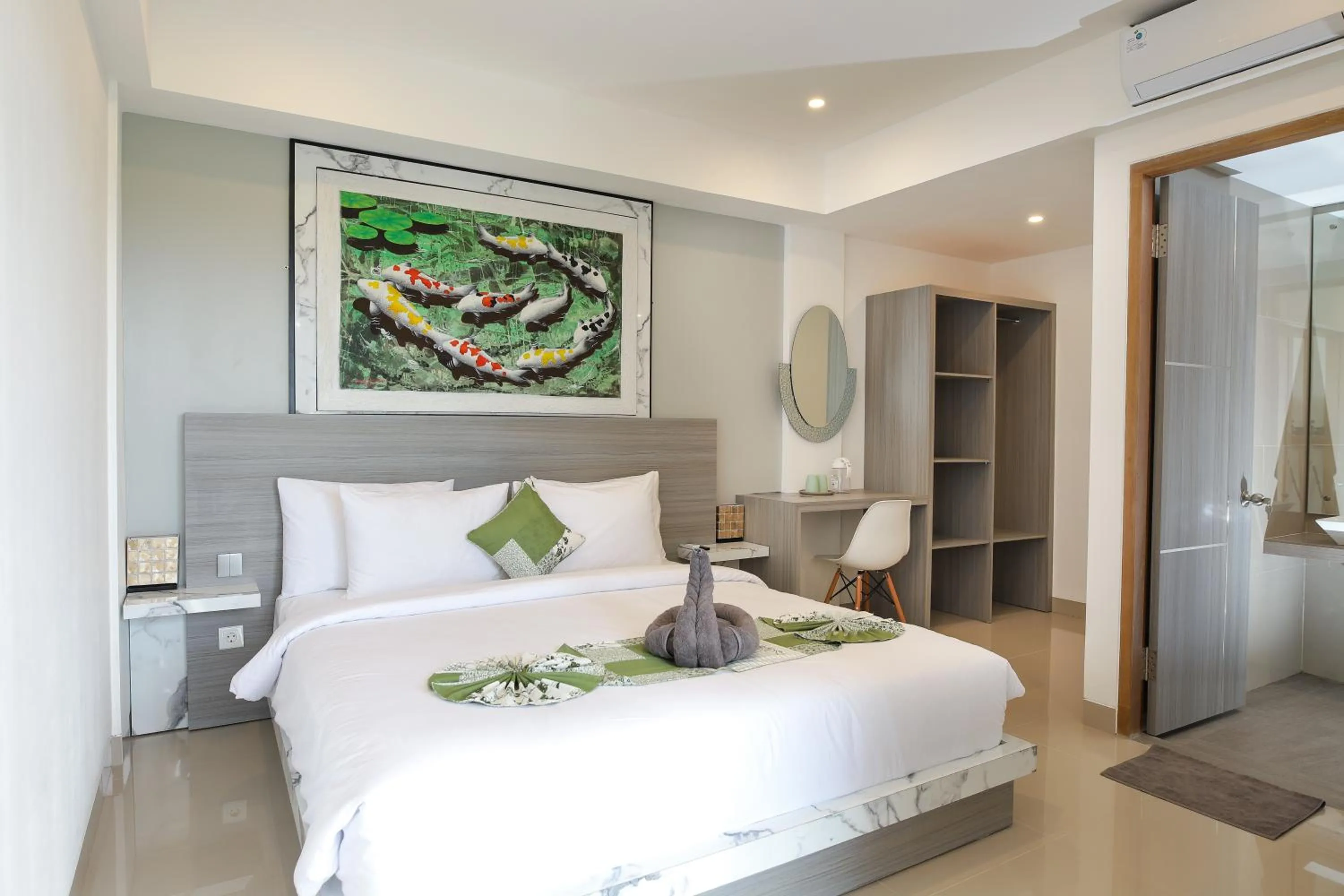 Bed in GM Guest House Canggu