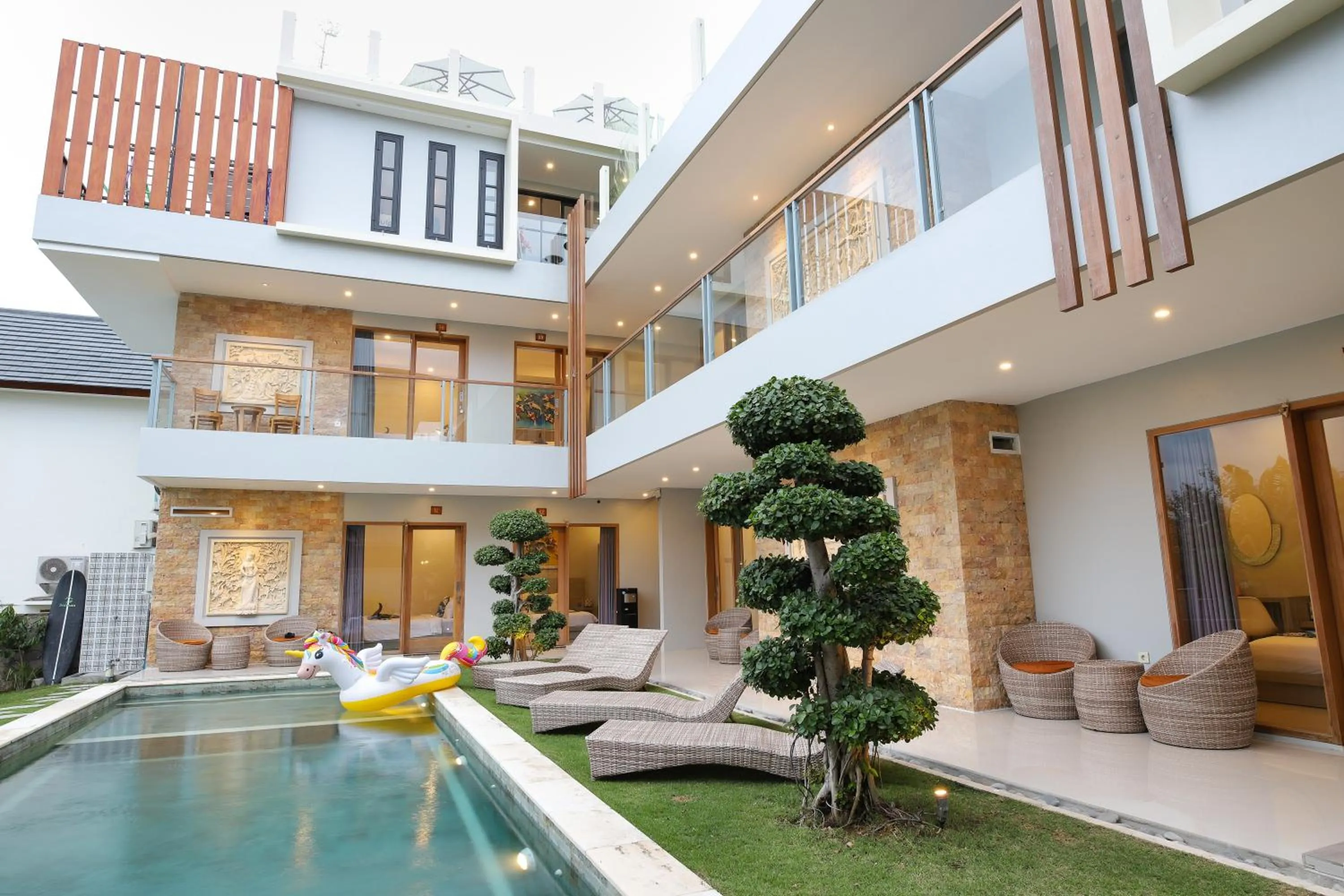 Garden in GM Guest House Canggu