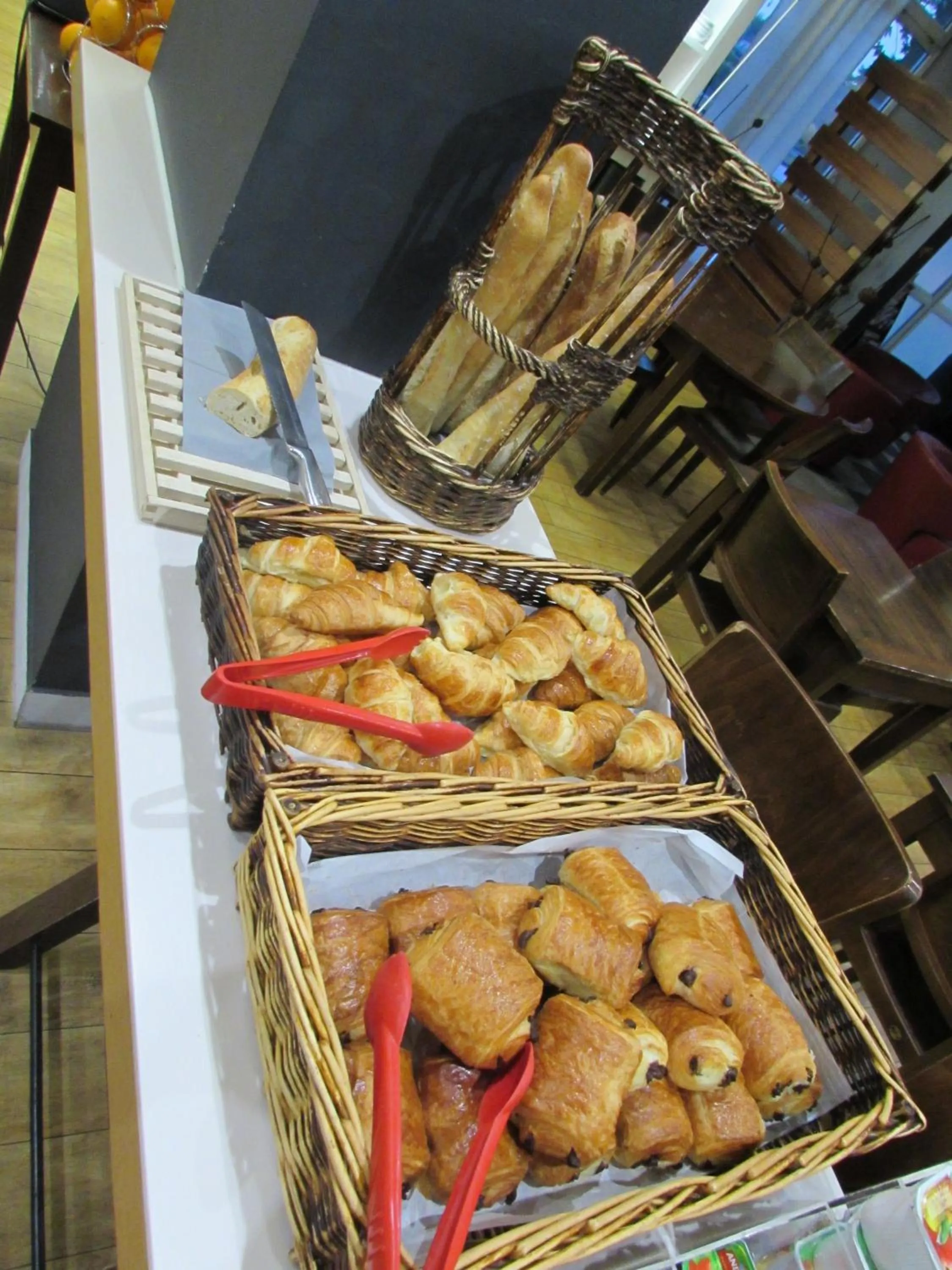 Buffet breakfast in Kyriad Marne-La-Vallée Torcy