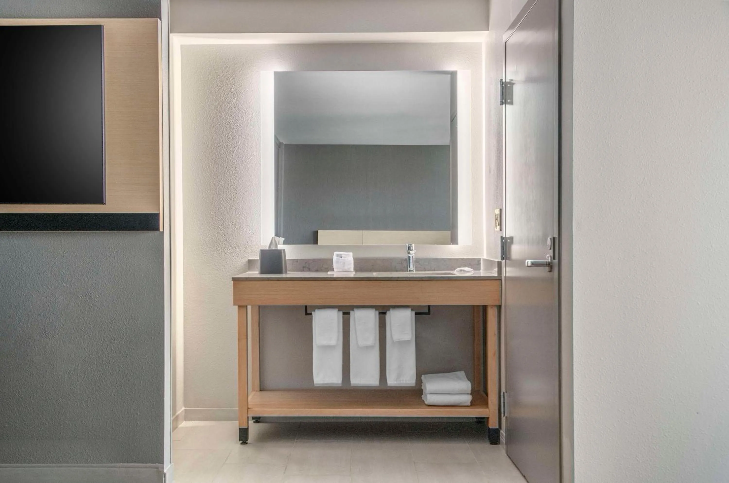 Bathroom in Hyatt Place Riverside Downtown