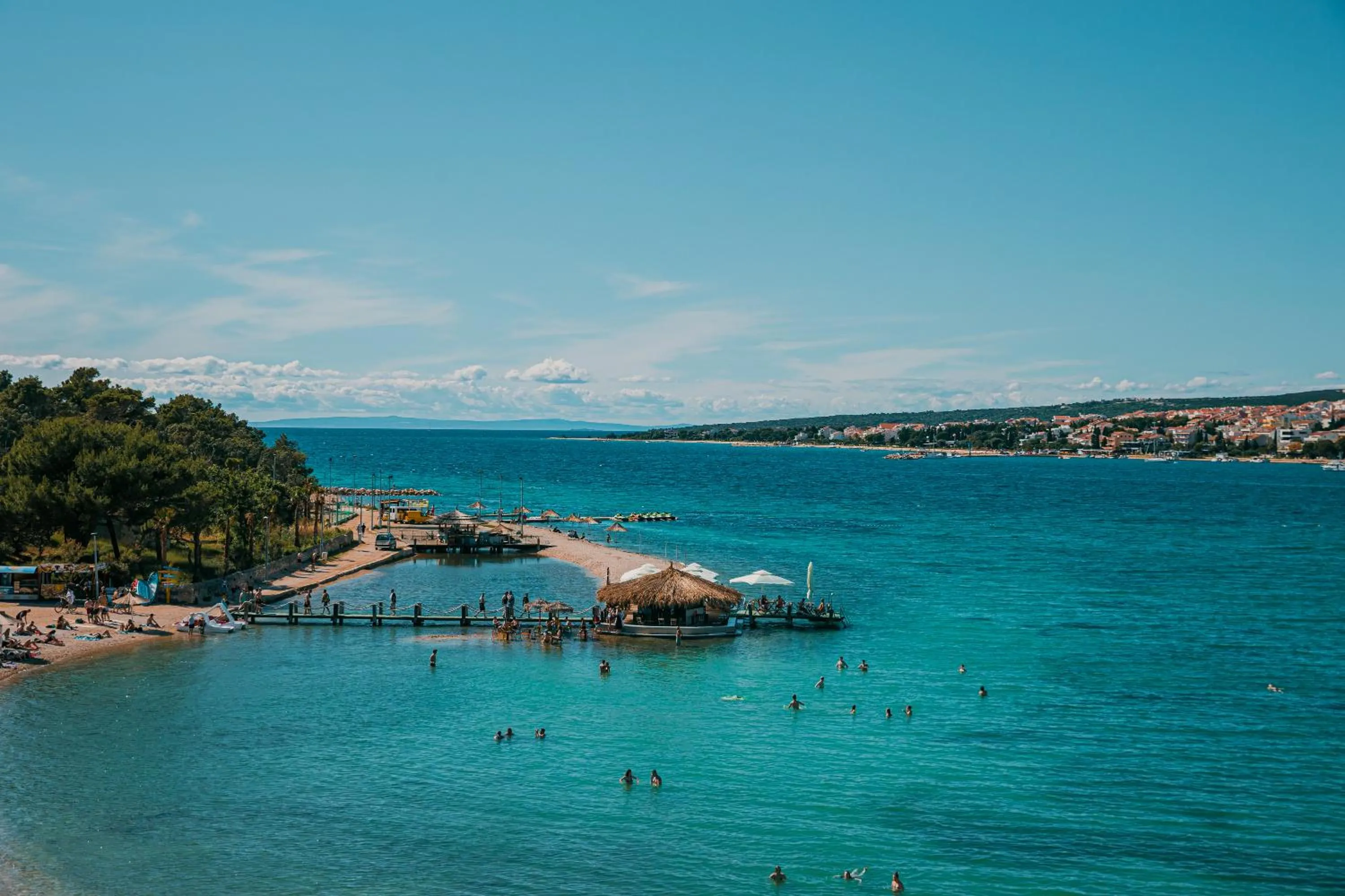Sea view in Kaneo beach hotel Novalja